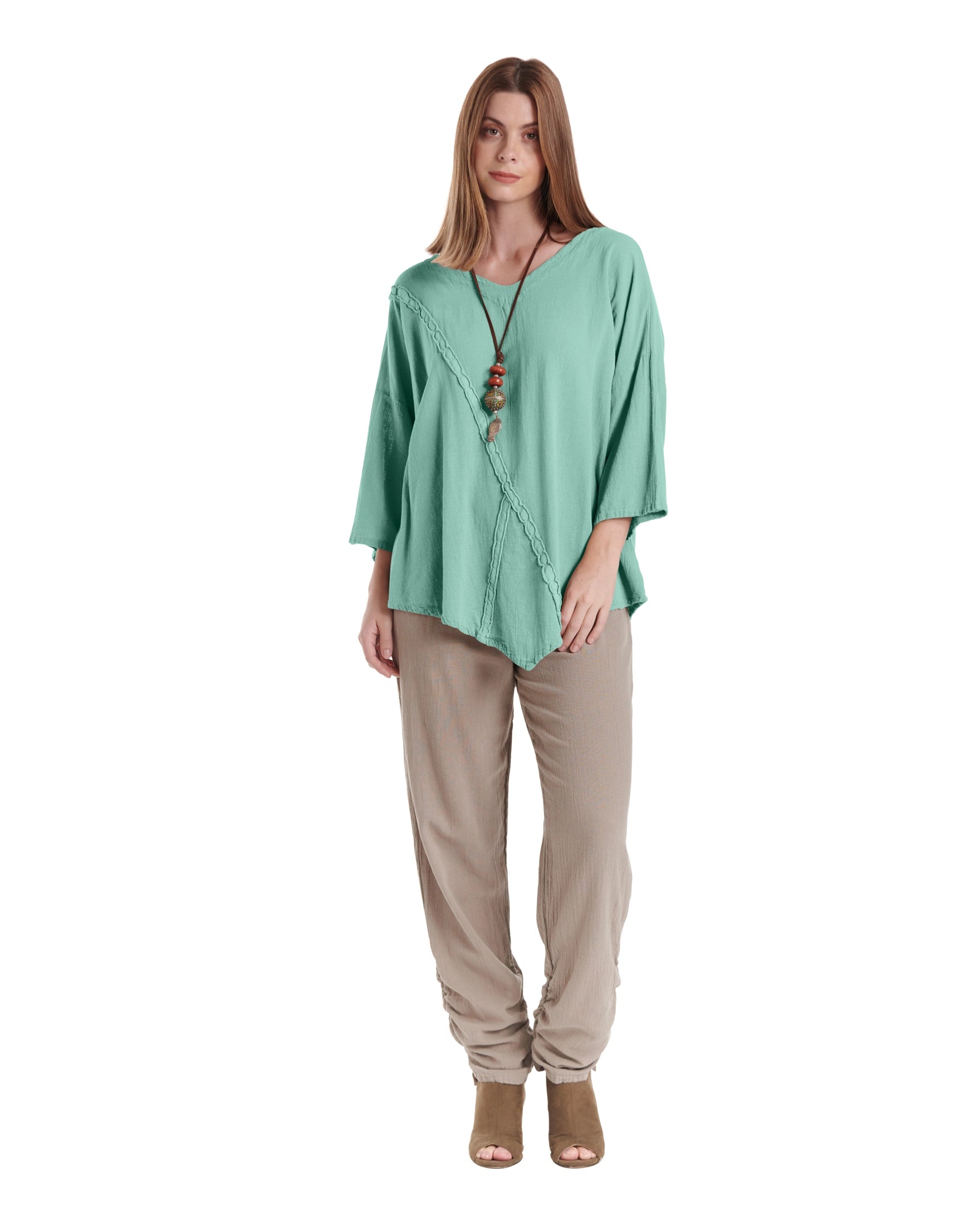 Aruba Cotton Gauze Blouse-Oh My Gauze