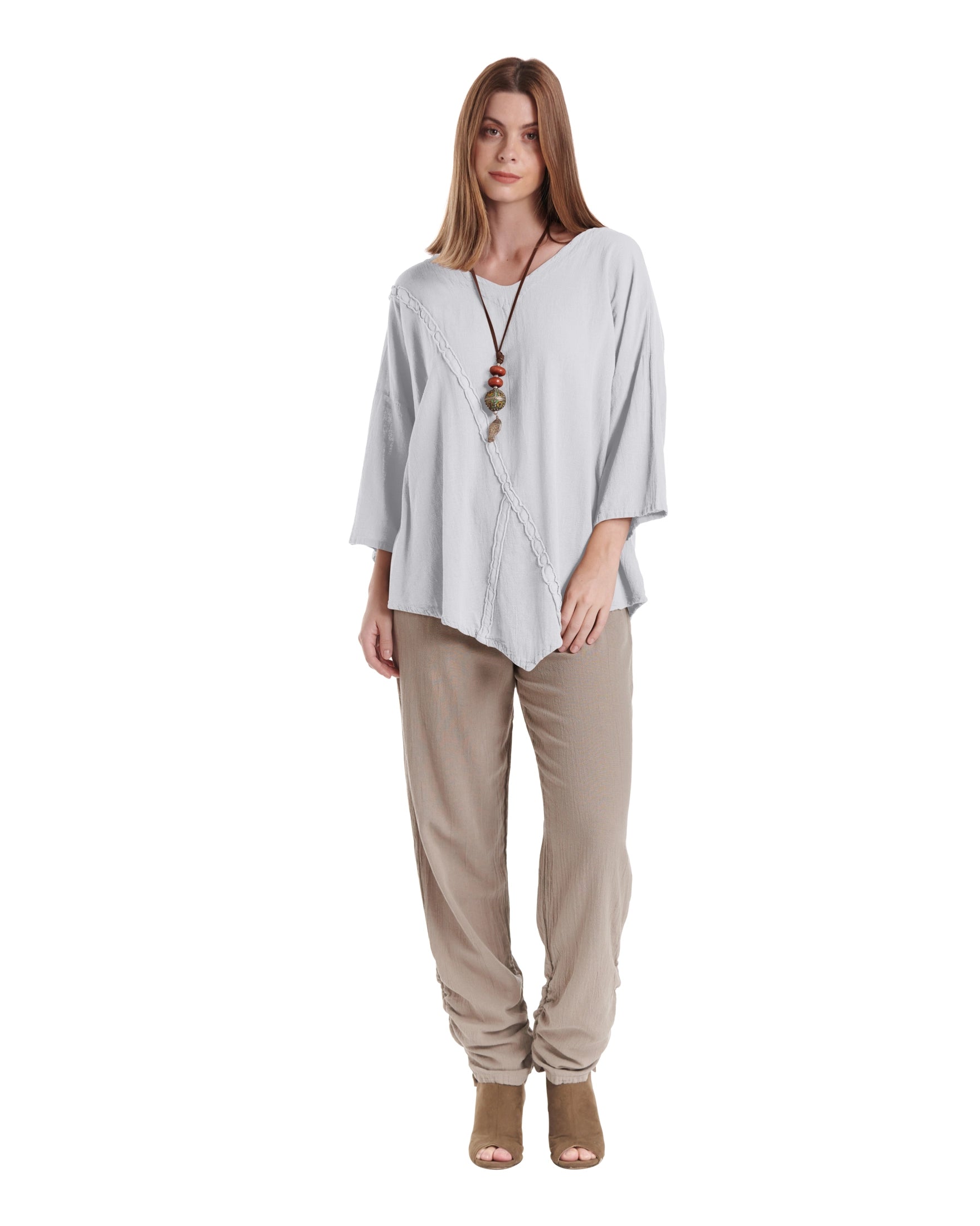 Aruba Cotton Gauze Blouse-Oh My Gauze