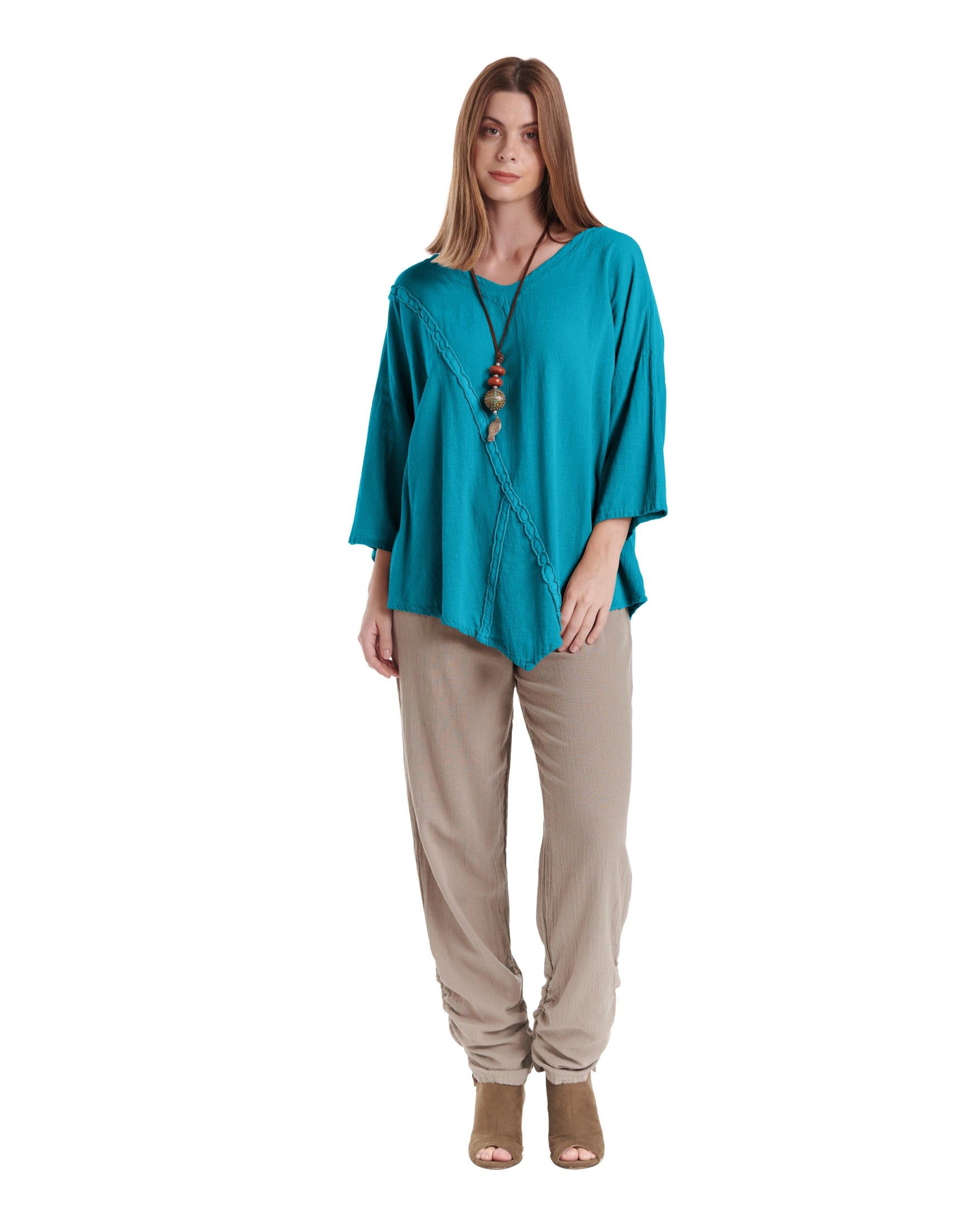 Aruba Cotton Gauze Blouse-Oh My Gauze