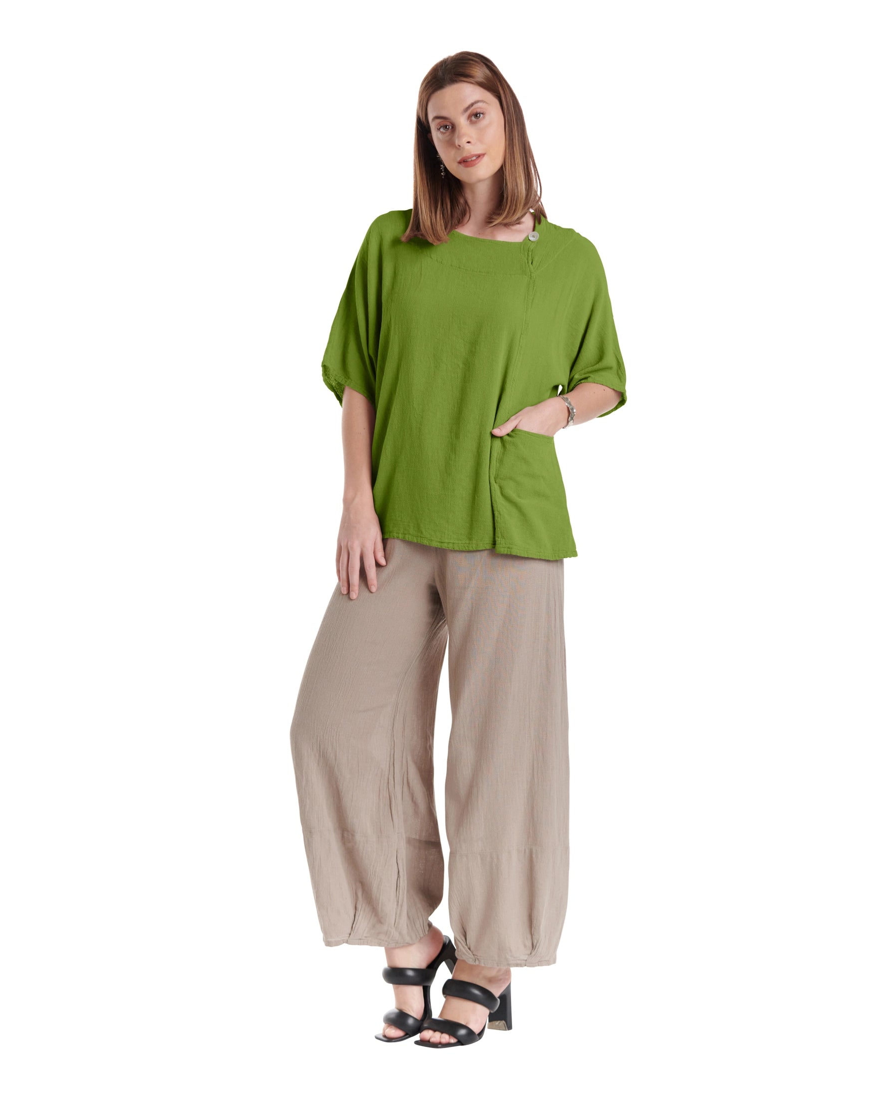 Athena Cotton Gauze Blouse-Oh My Gauze