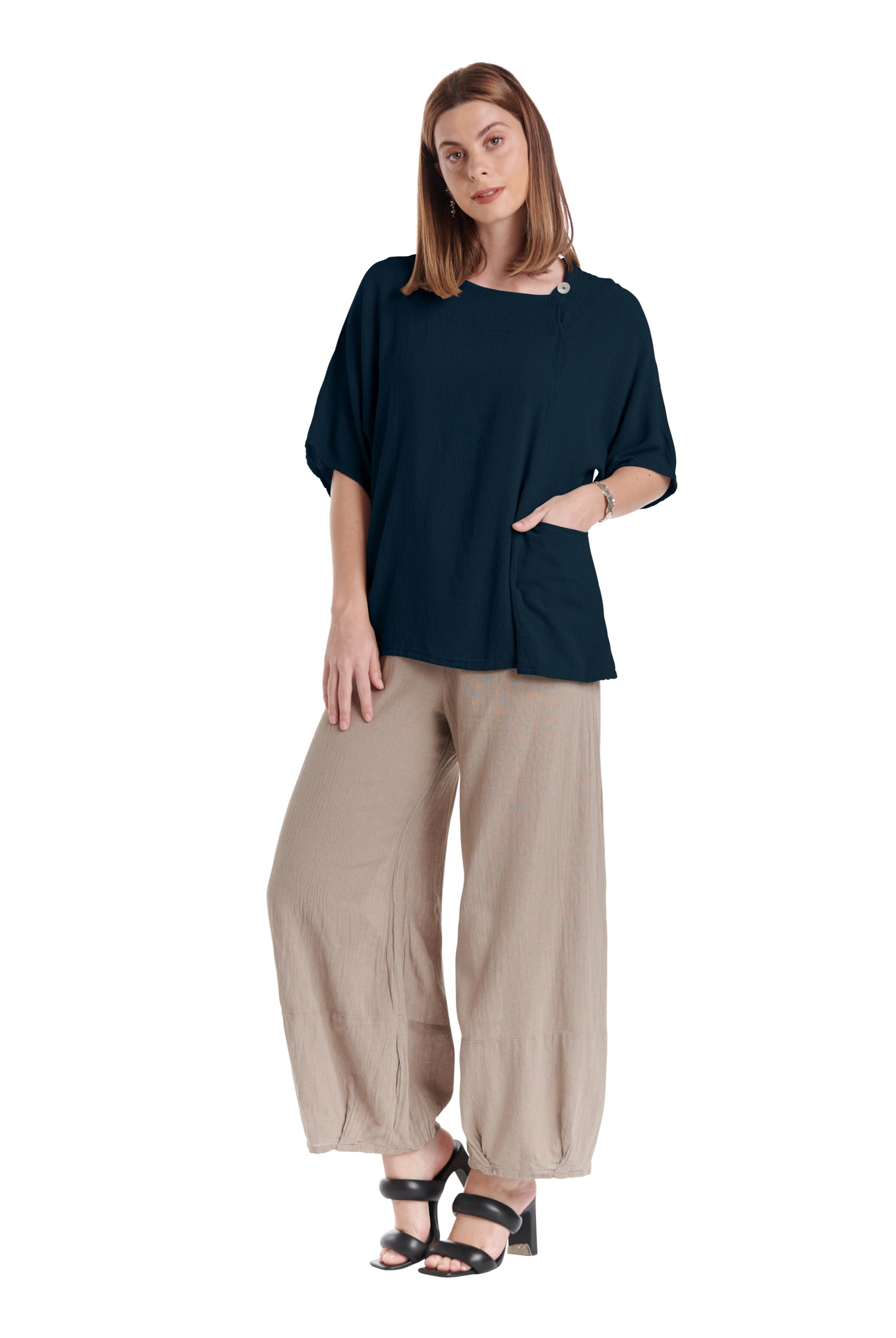 Athena Cotton Gauze Blouse-Oh My Gauze