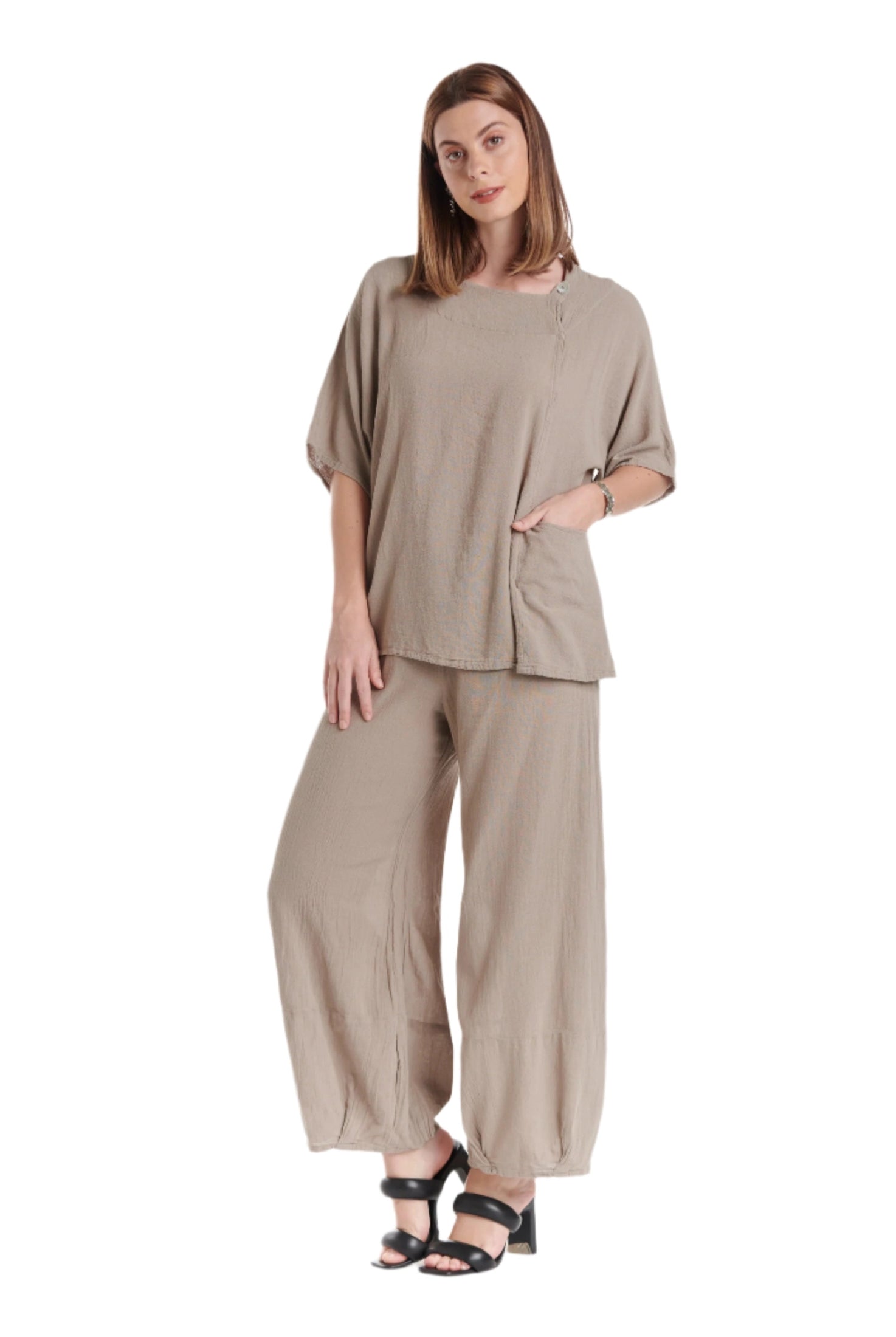 Athena Cotton Gauze Blouse-Oh My Gauze