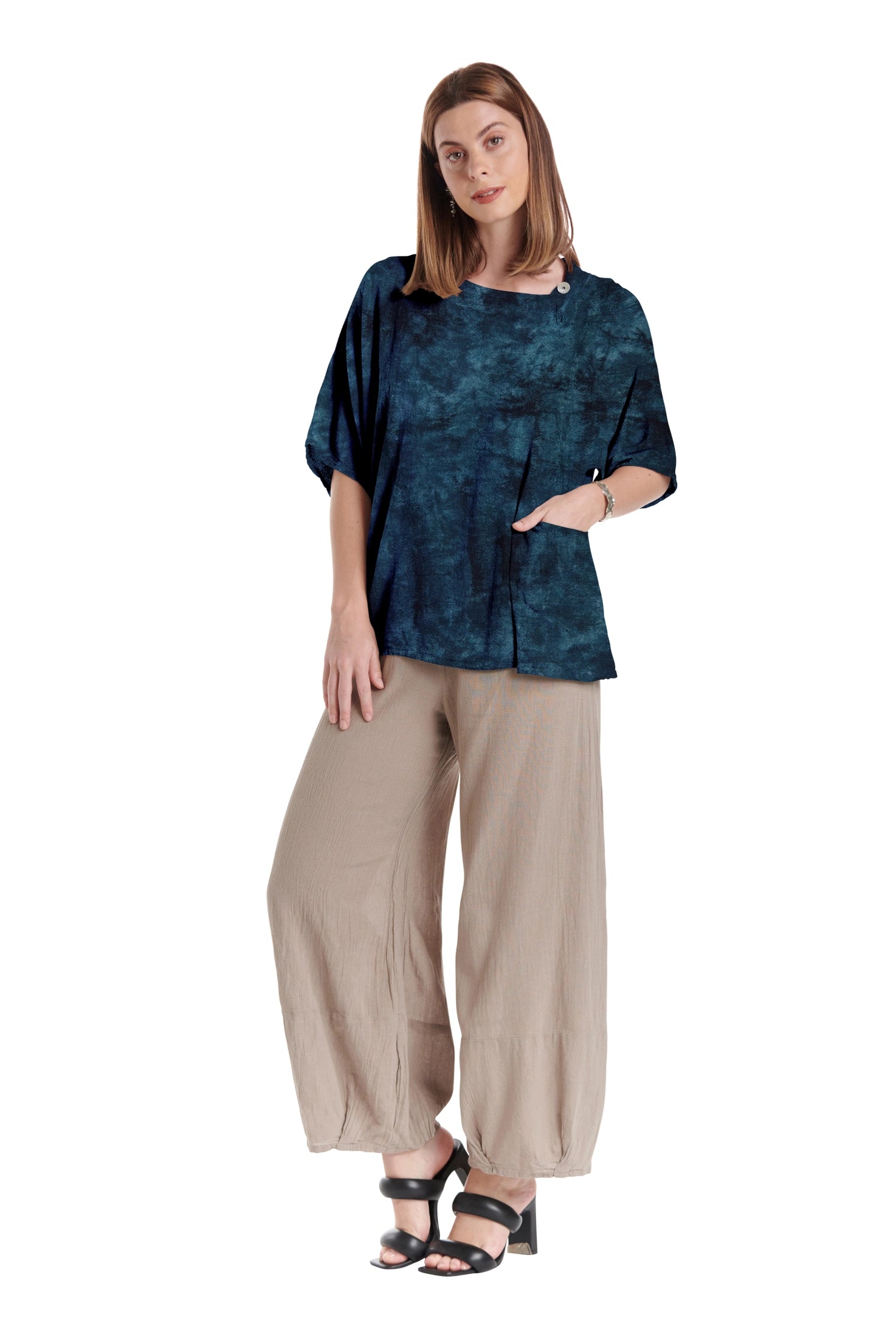 Athena Cotton Gauze Blouse-Oh My Gauze