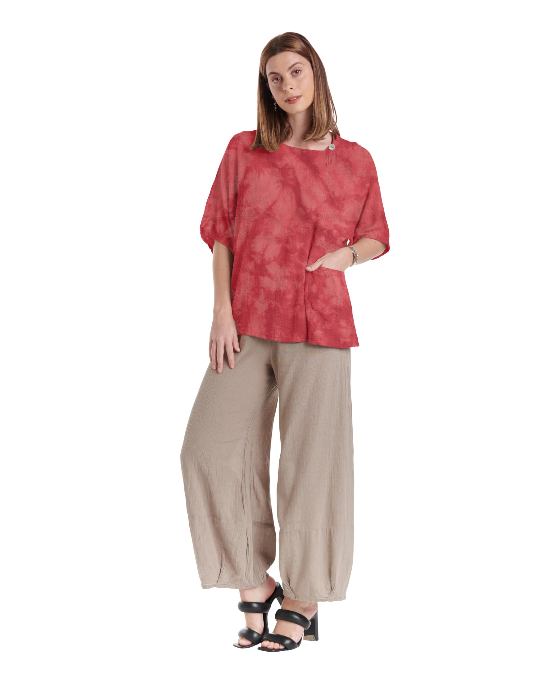 Athena Cotton Gauze Blouse-Oh My Gauze