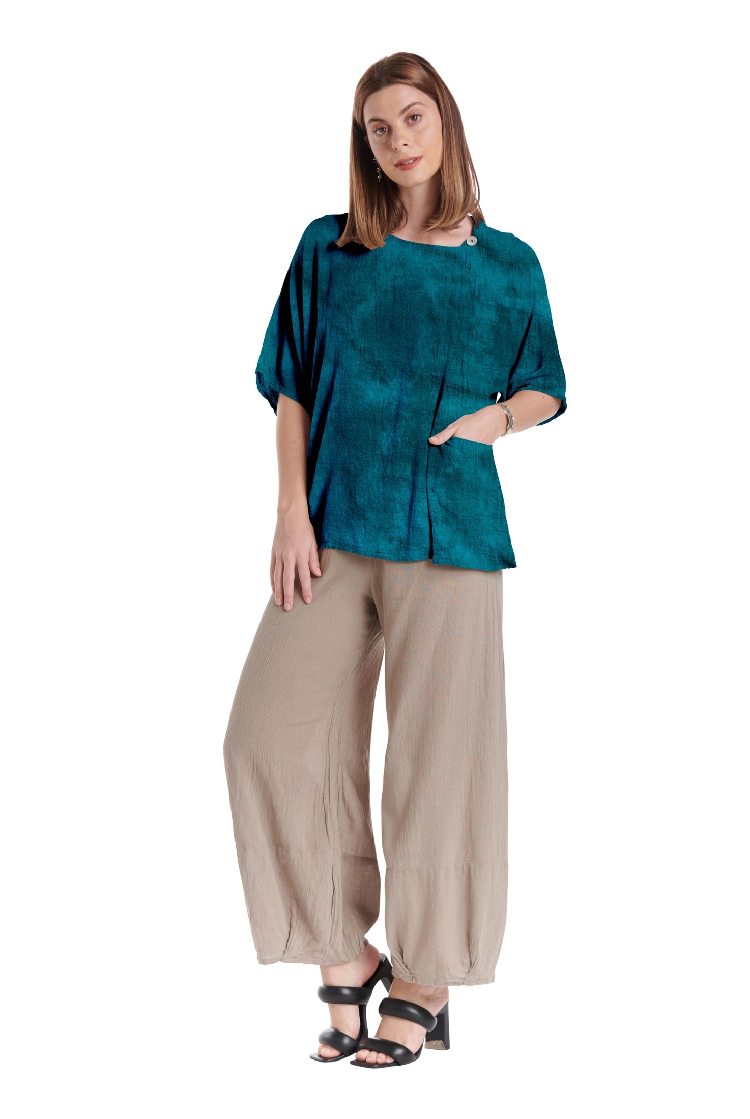 Athena Cotton Gauze Blouse-Oh My Gauze