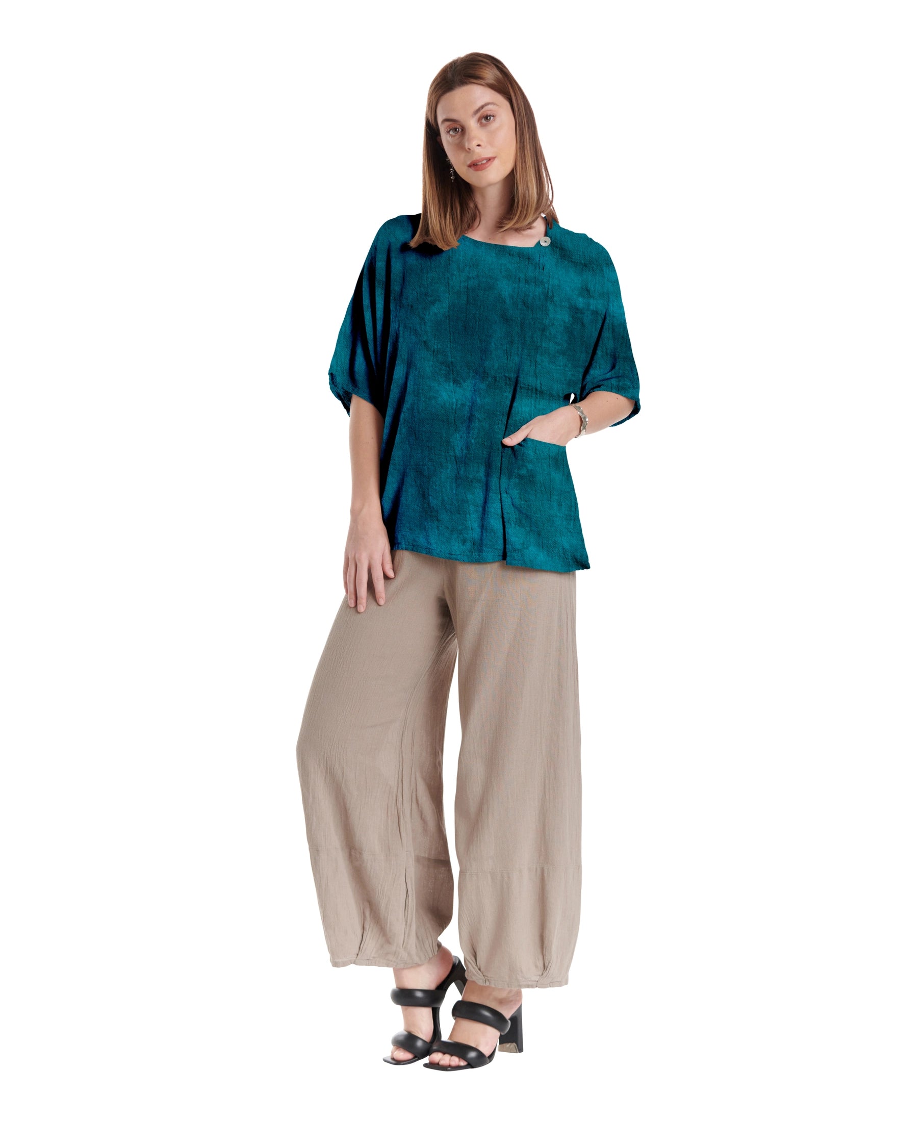 Athena Cotton Gauze Blouse-Oh My Gauze