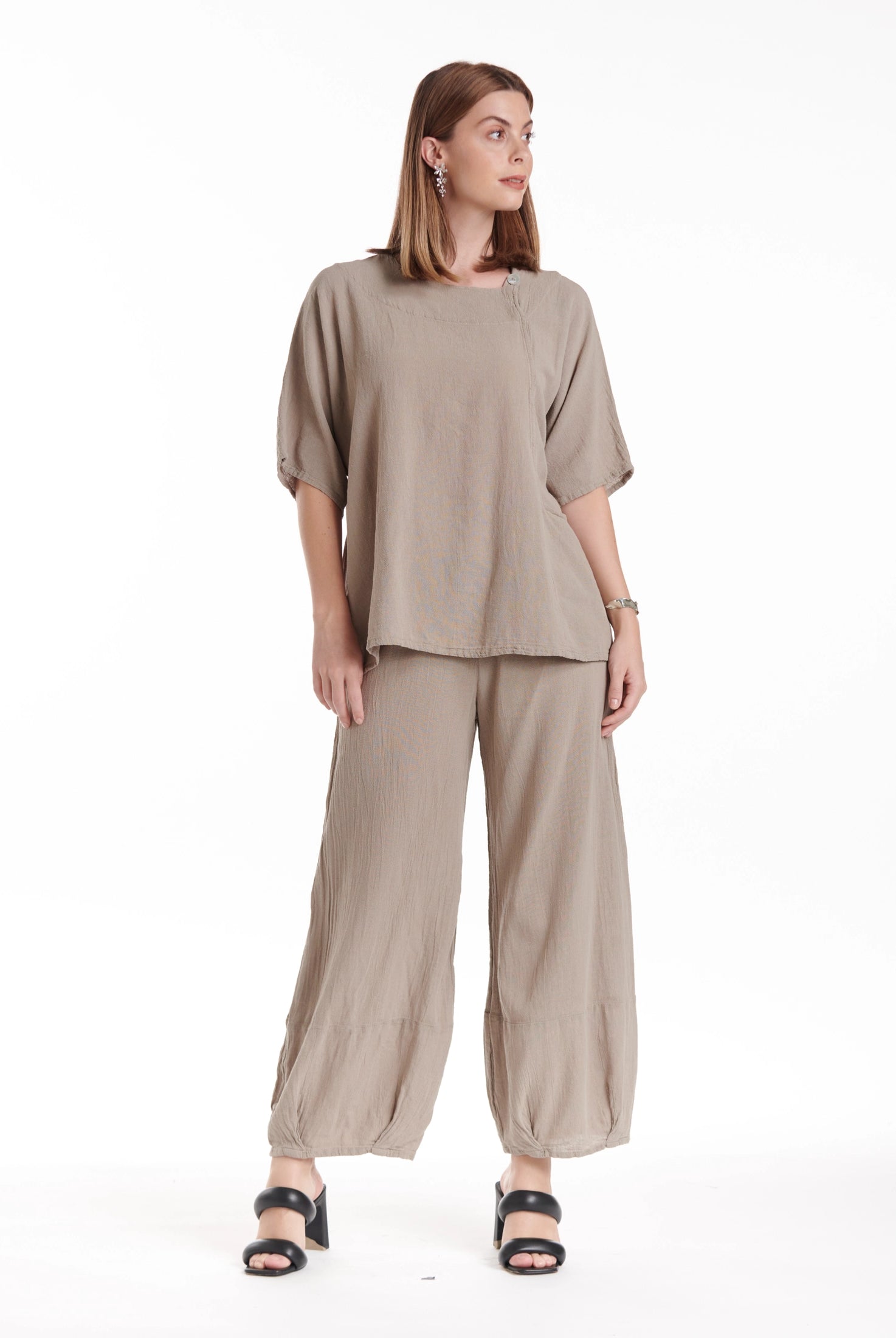 Athena Cotton Gauze Blouse-Oh My Gauze
