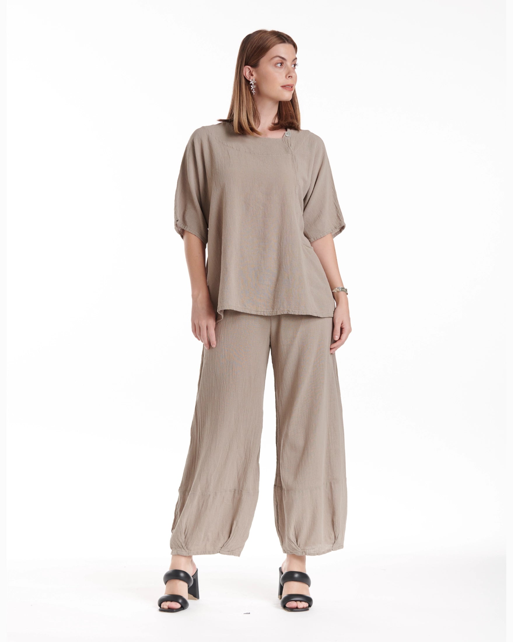 Athena Cotton Gauze Blouse-Oh My Gauze