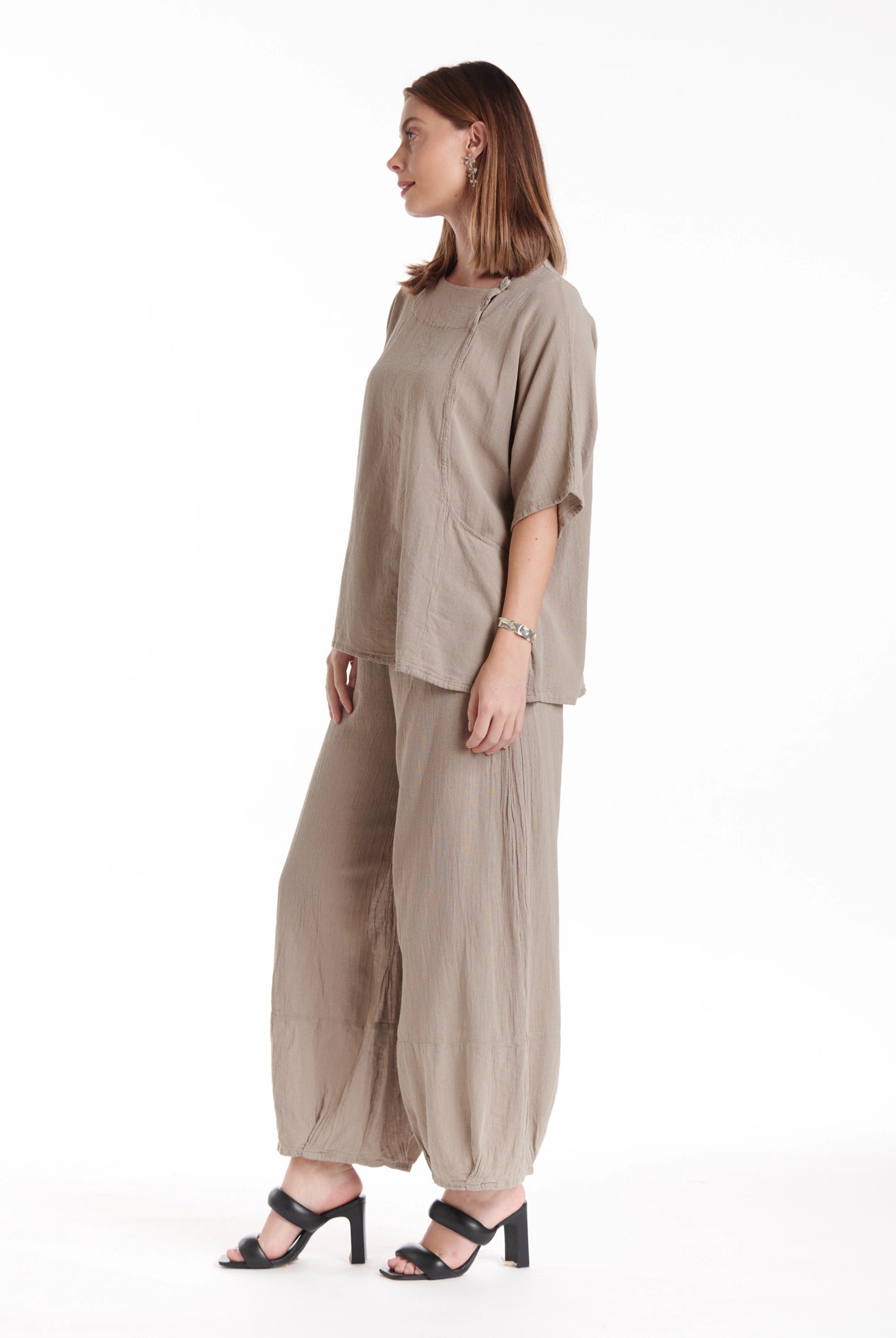 Athena Cotton Gauze Blouse-Oh My Gauze