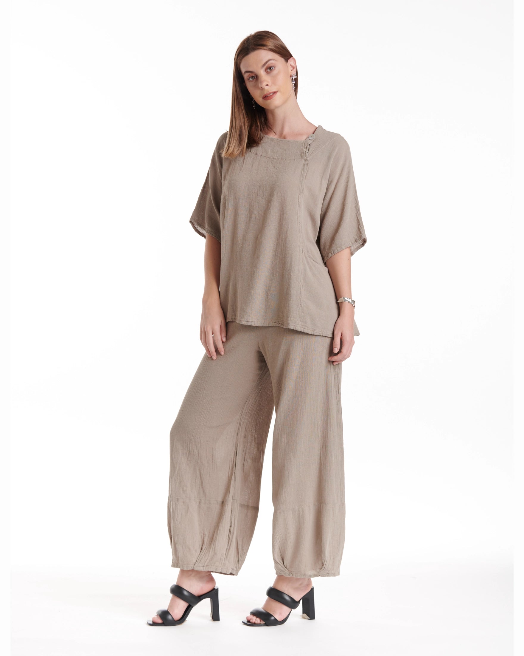 Athena Cotton Gauze Blouse-Oh My Gauze