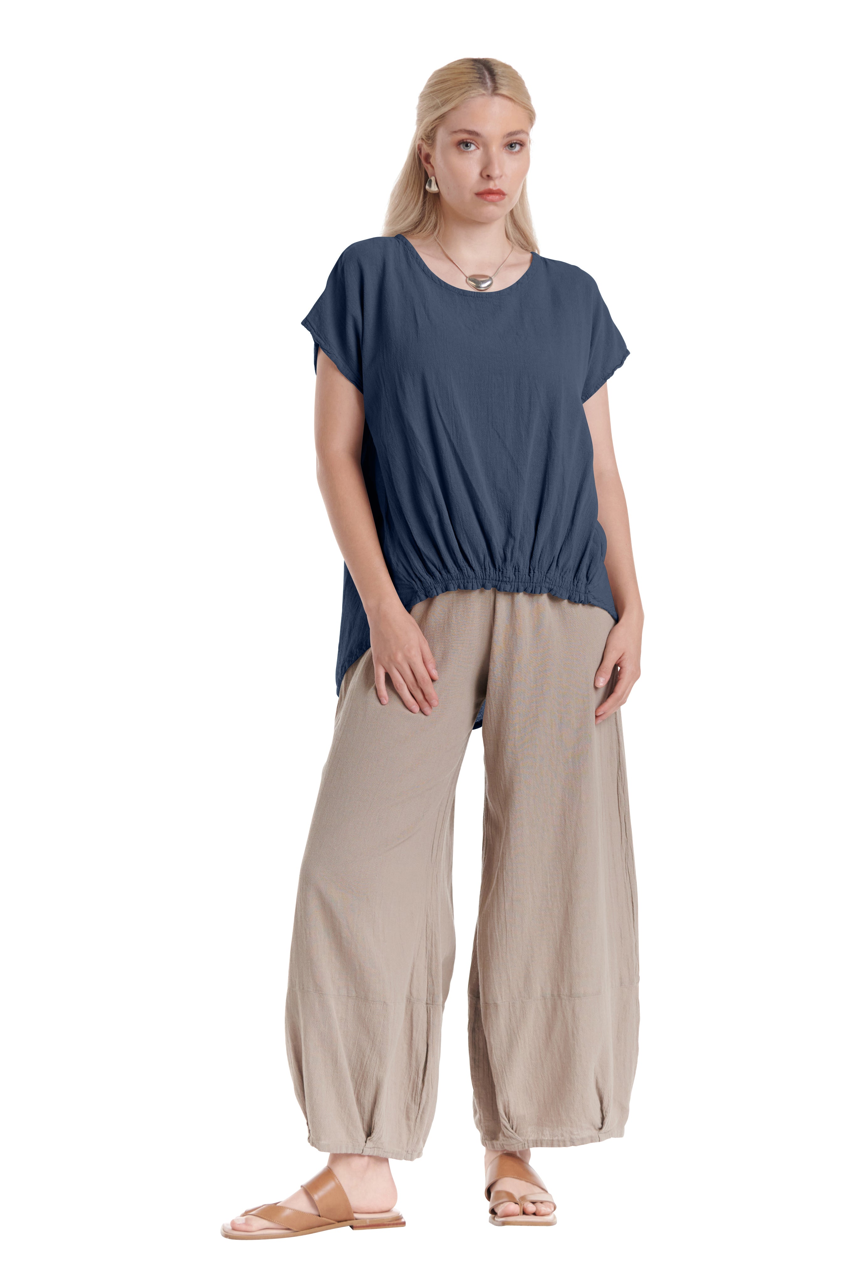 Ava Cotton Gauze Blouse-Oh My Gauze