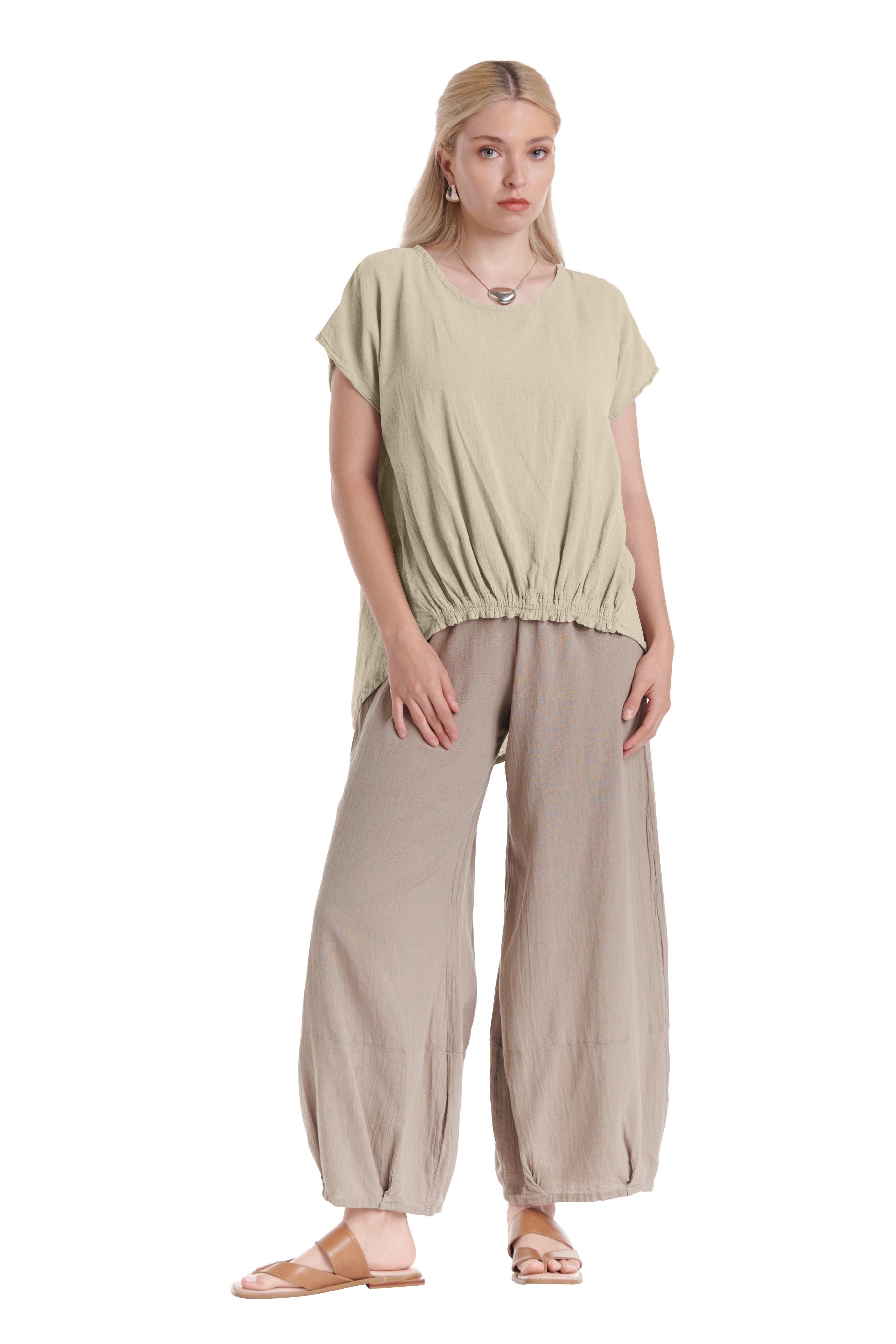 Ava Cotton Gauze Blouse-Oh My Gauze