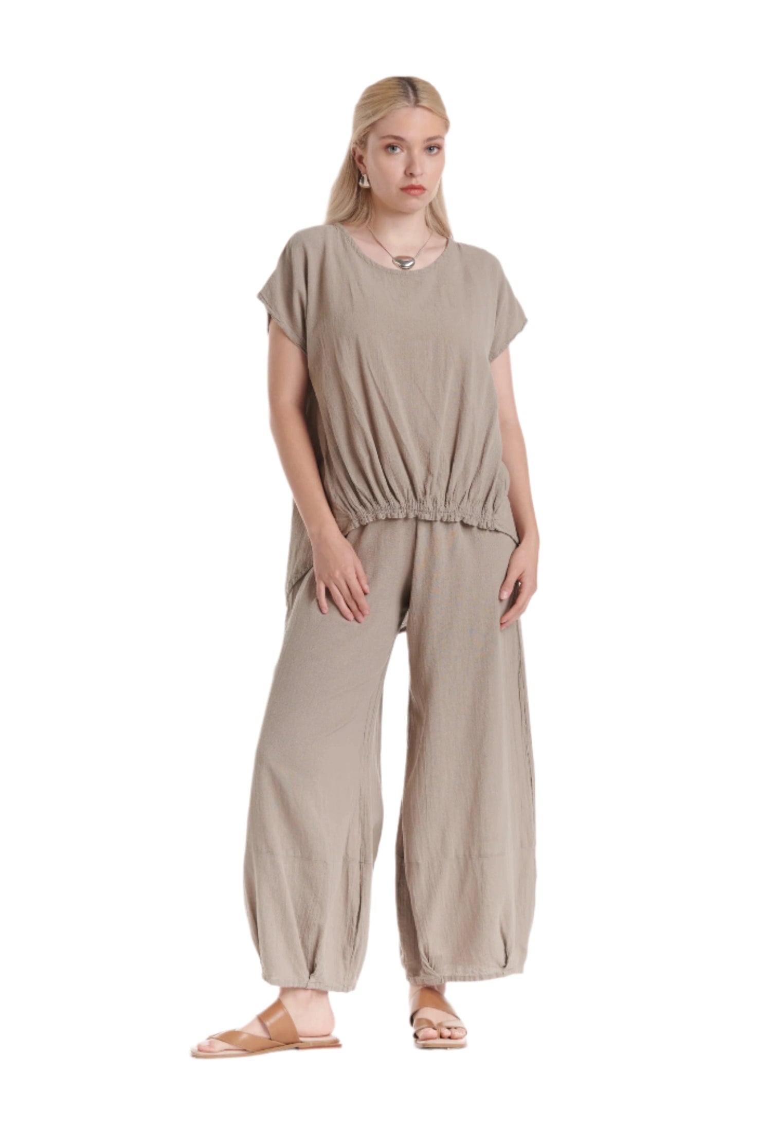 Ava Cotton Gauze Blouse – New Arrival-Oh My Gauze