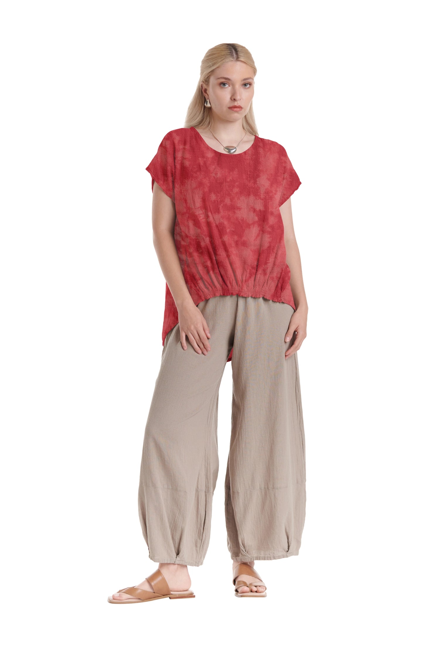 Ava Cotton Gauze Blouse – New Arrival-Oh My Gauze
