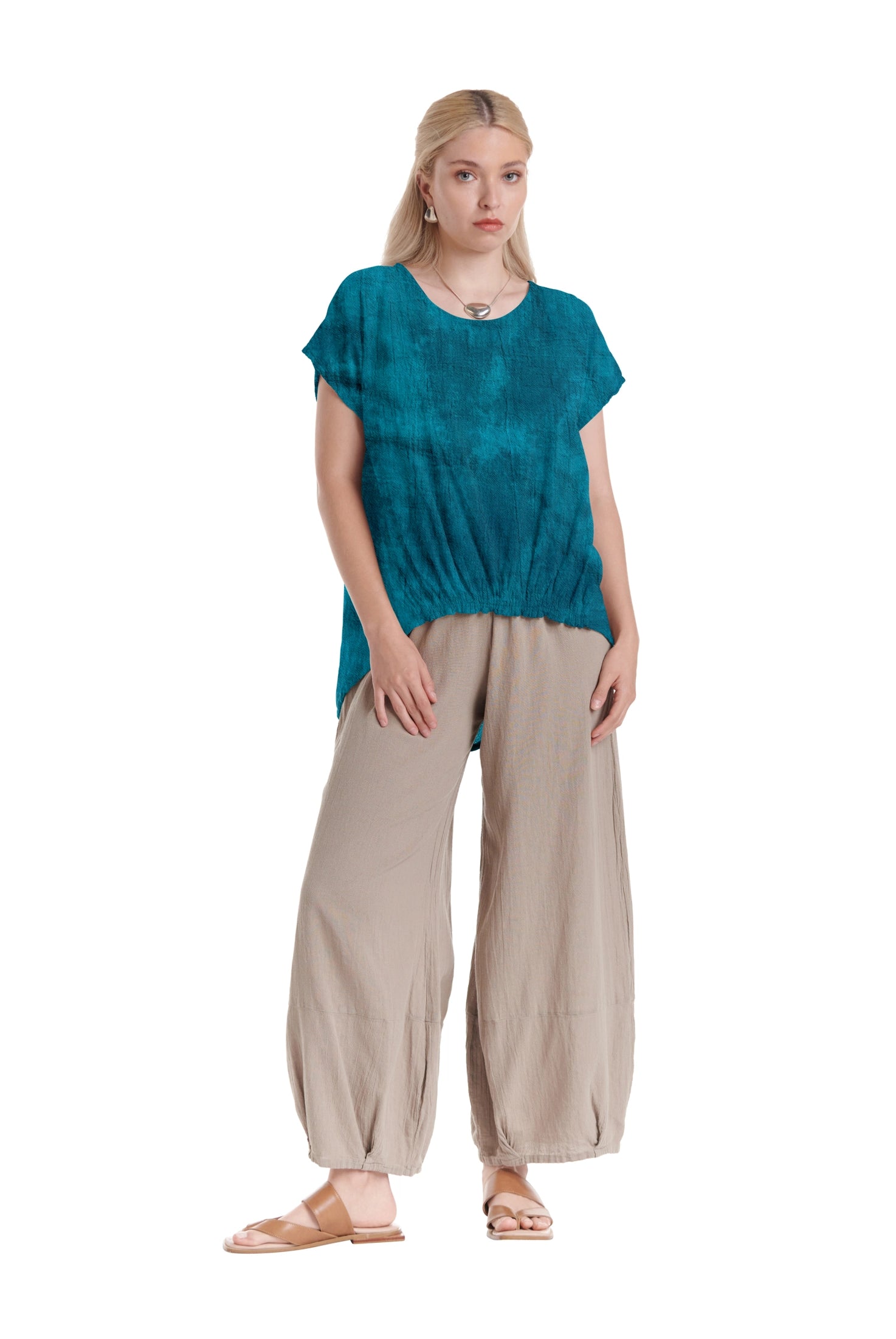 Ava Cotton Gauze Blouse – New Arrival-Oh My Gauze