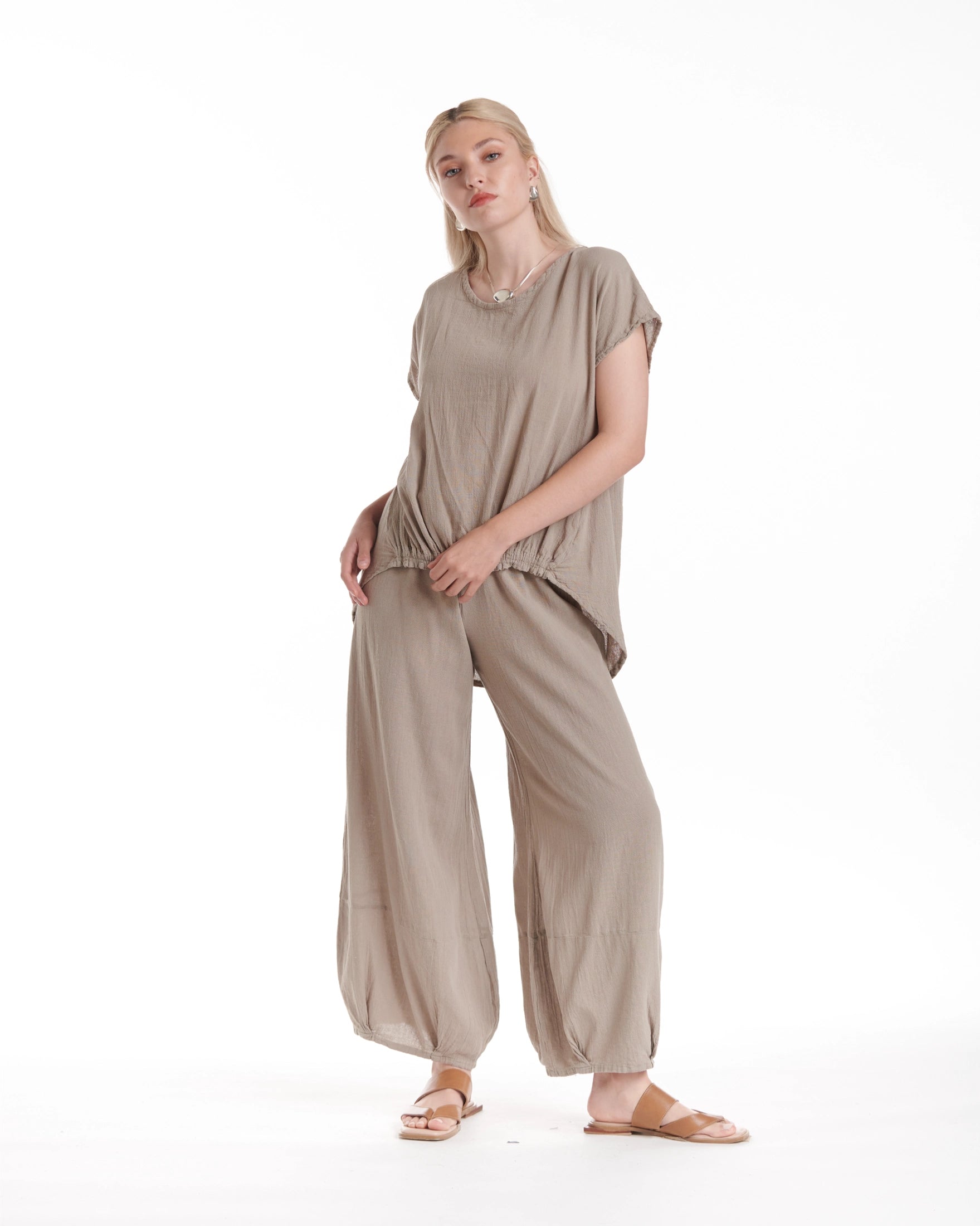 Ava Cotton Gauze Blouse – New Arrival-Oh My Gauze