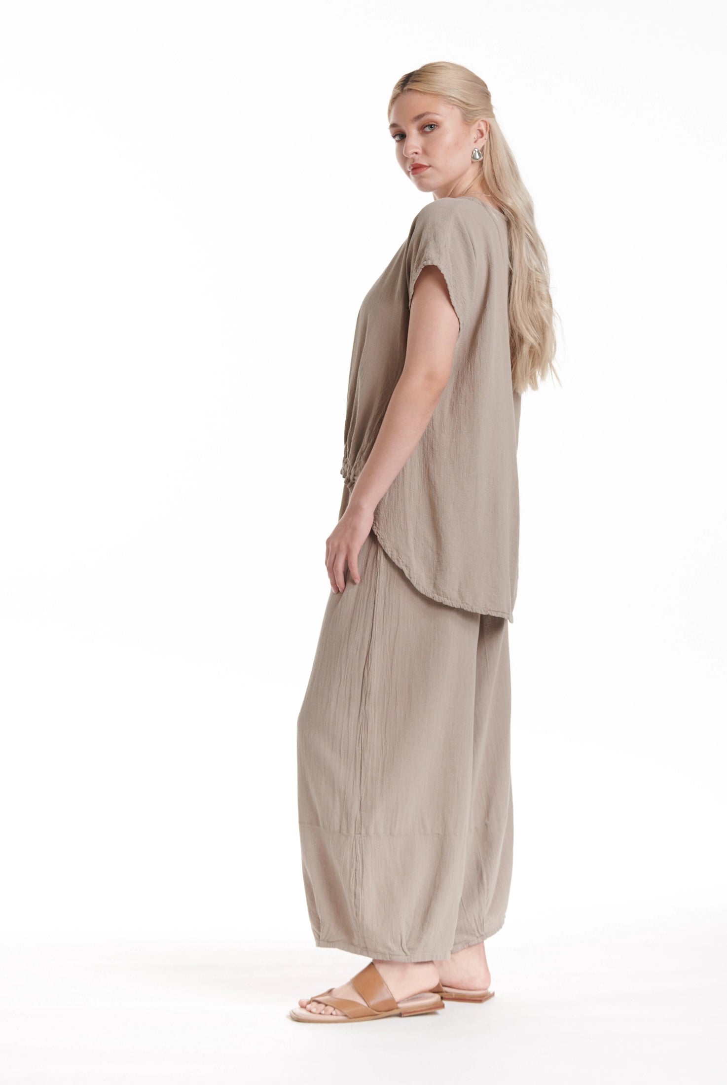 Ava Cotton Gauze Blouse – New Arrival-Oh My Gauze