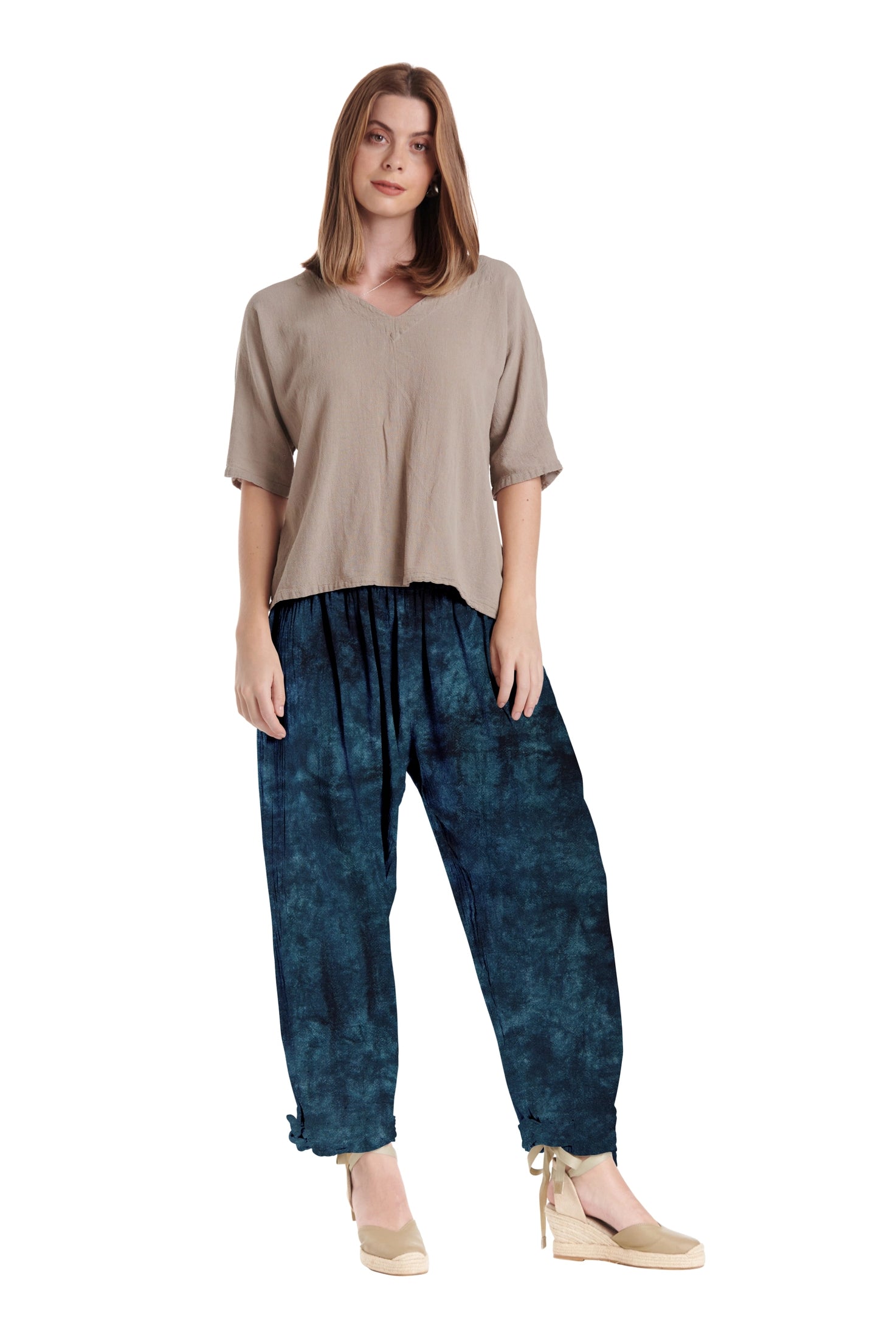 Bando Cotton Gauze Pants-Oh My Gauze