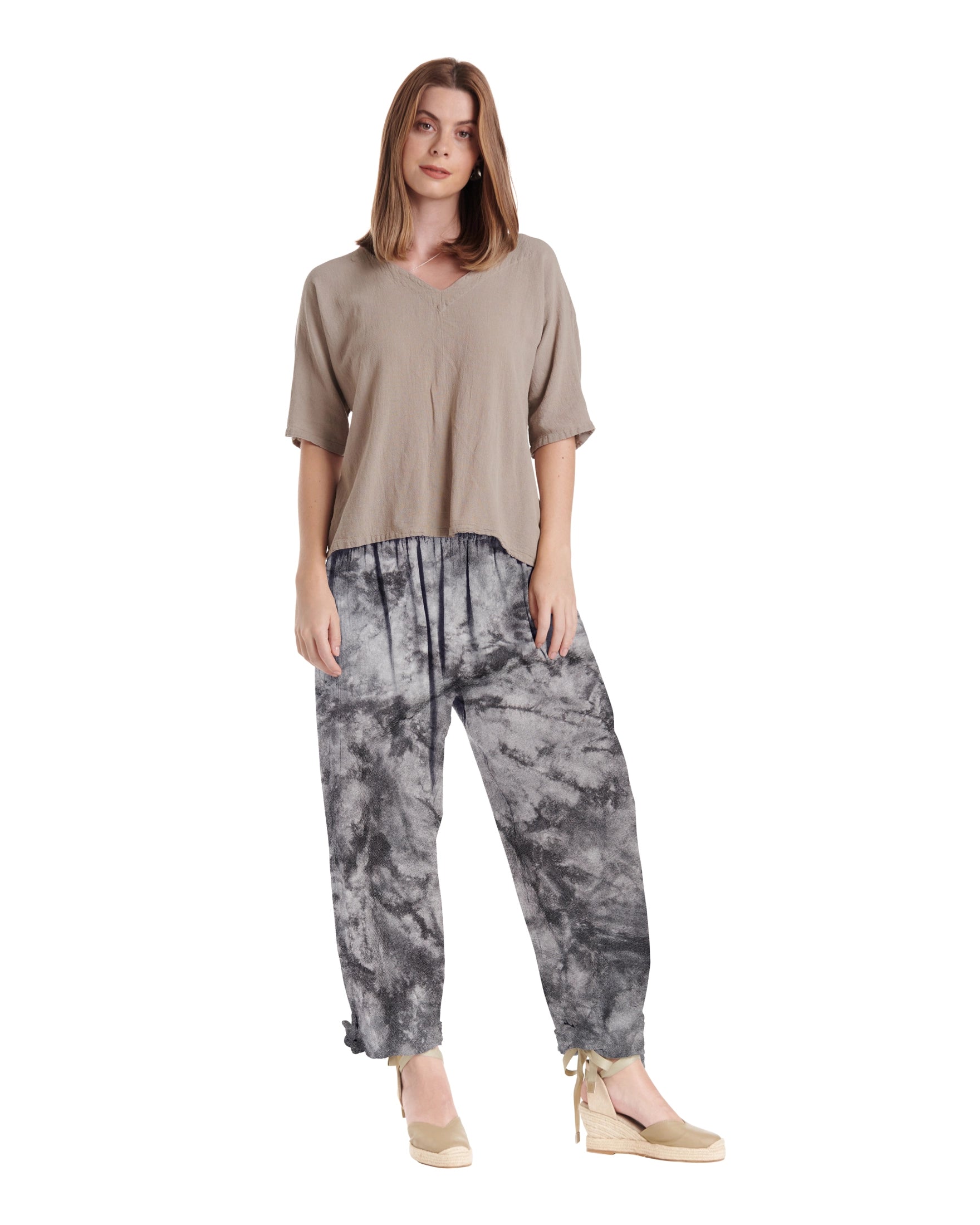 Bando Cotton Gauze Pants-Oh My Gauze