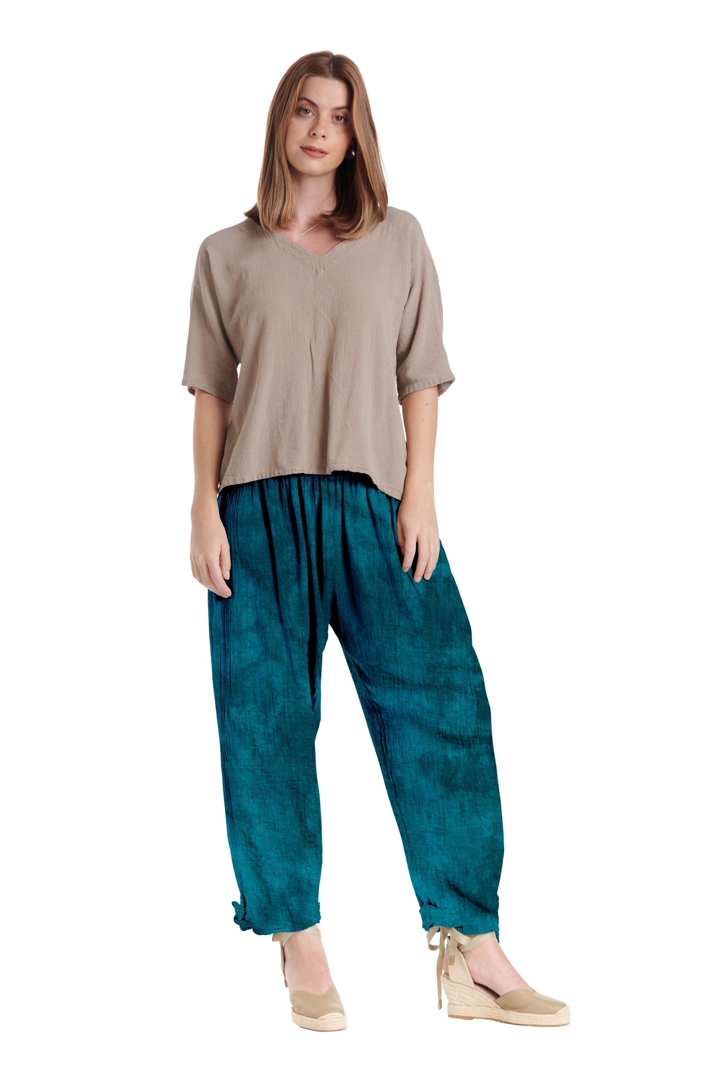 Bando Cotton Gauze Pants-Oh My Gauze