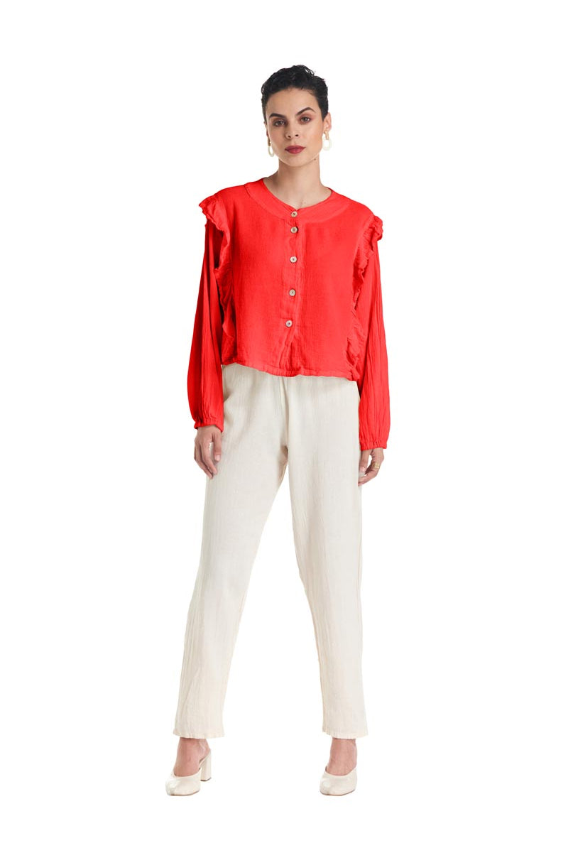 Barbie Cotton Gauze Blouse – Final Sale-Oh My Gauze