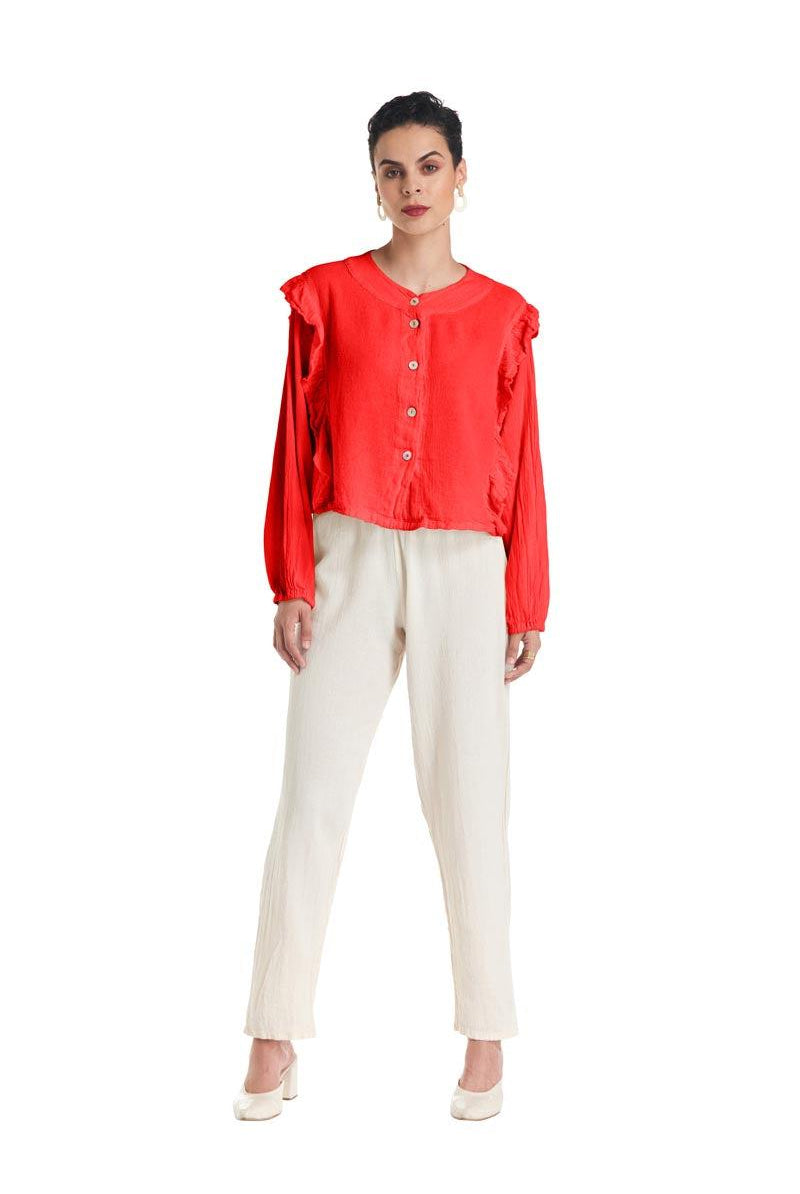 Barbie Cotton Gauze Blouse – Final Sale-Oh My Gauze