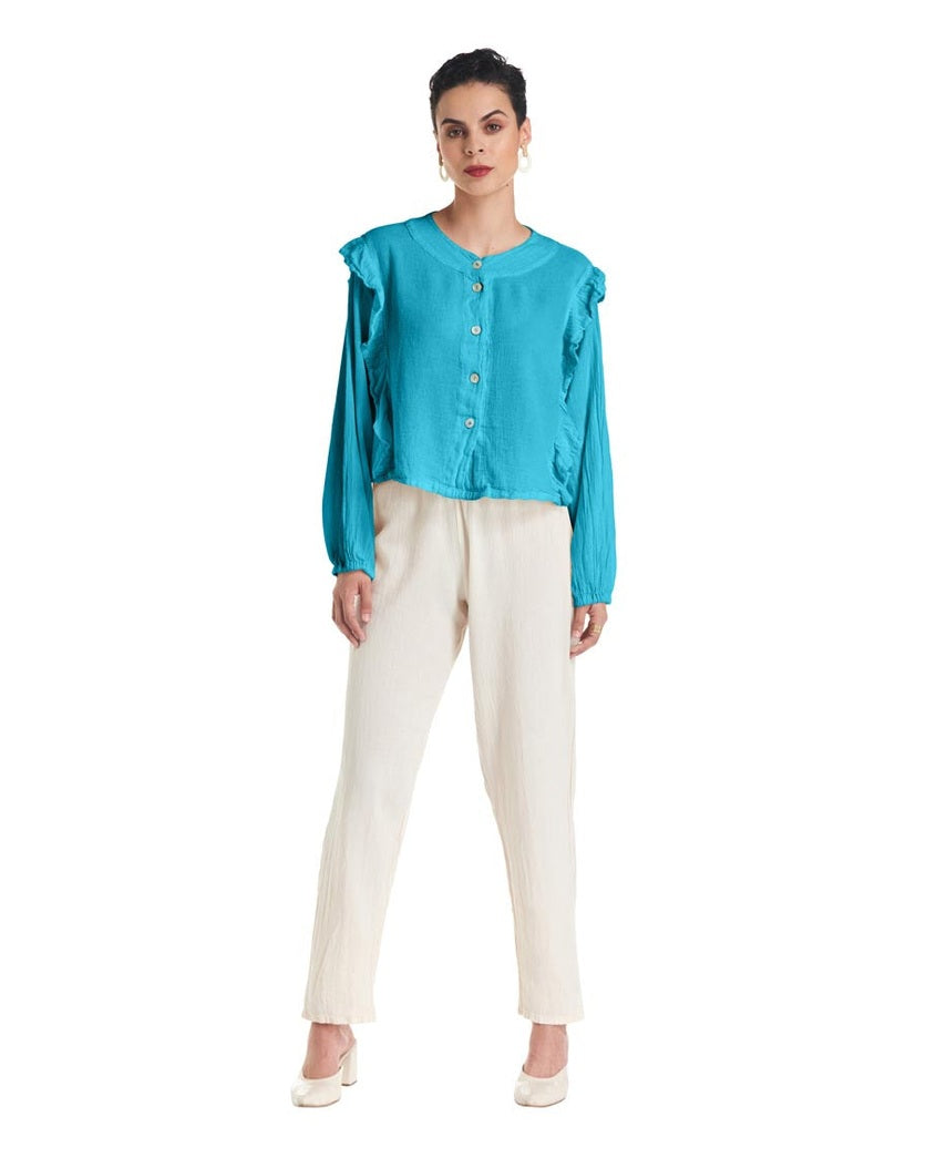 Barbie Cotton Gauze Blouse – Final Sale-Oh My Gauze