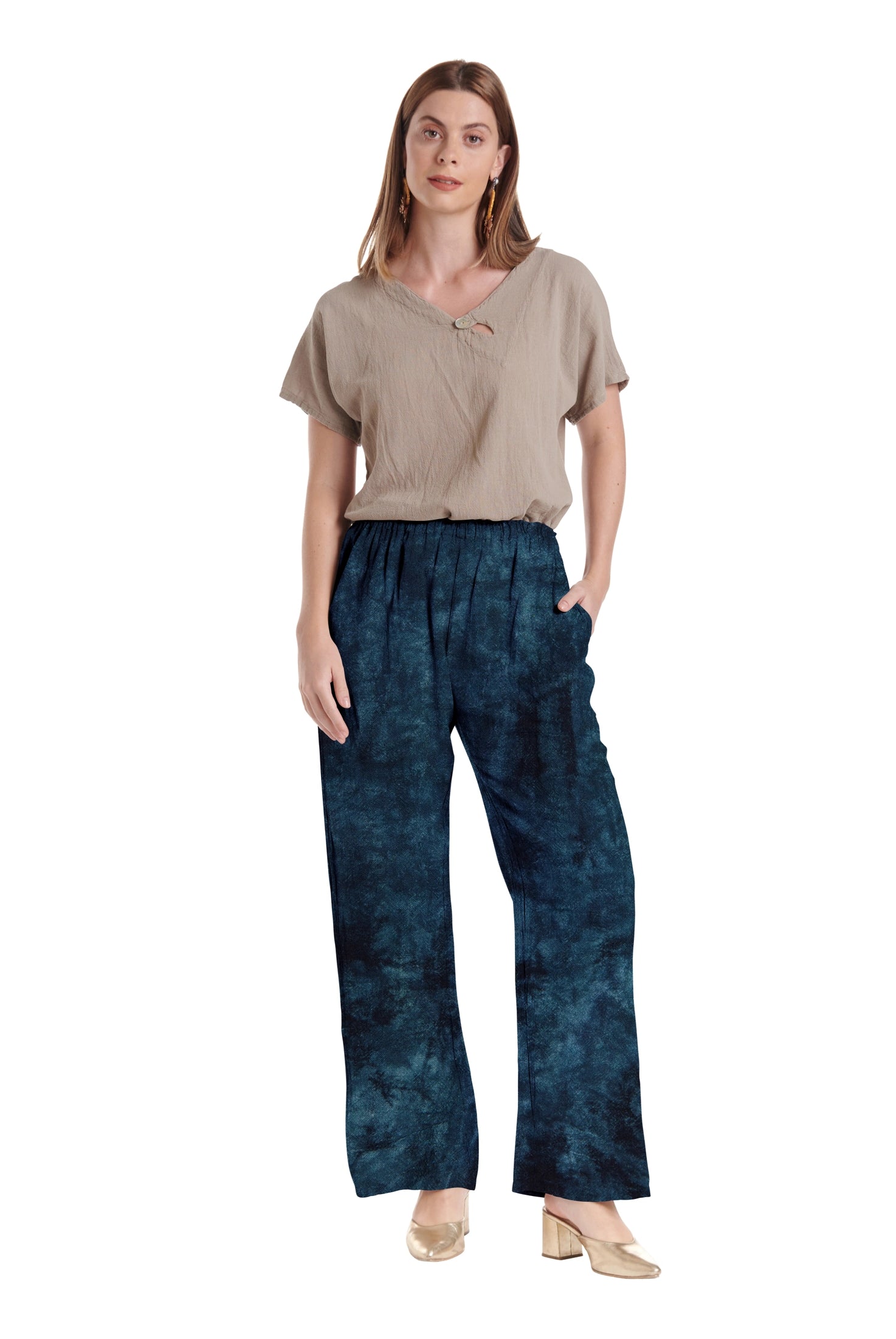 Basic Cotton Gauze Pants-Oh My Gauze