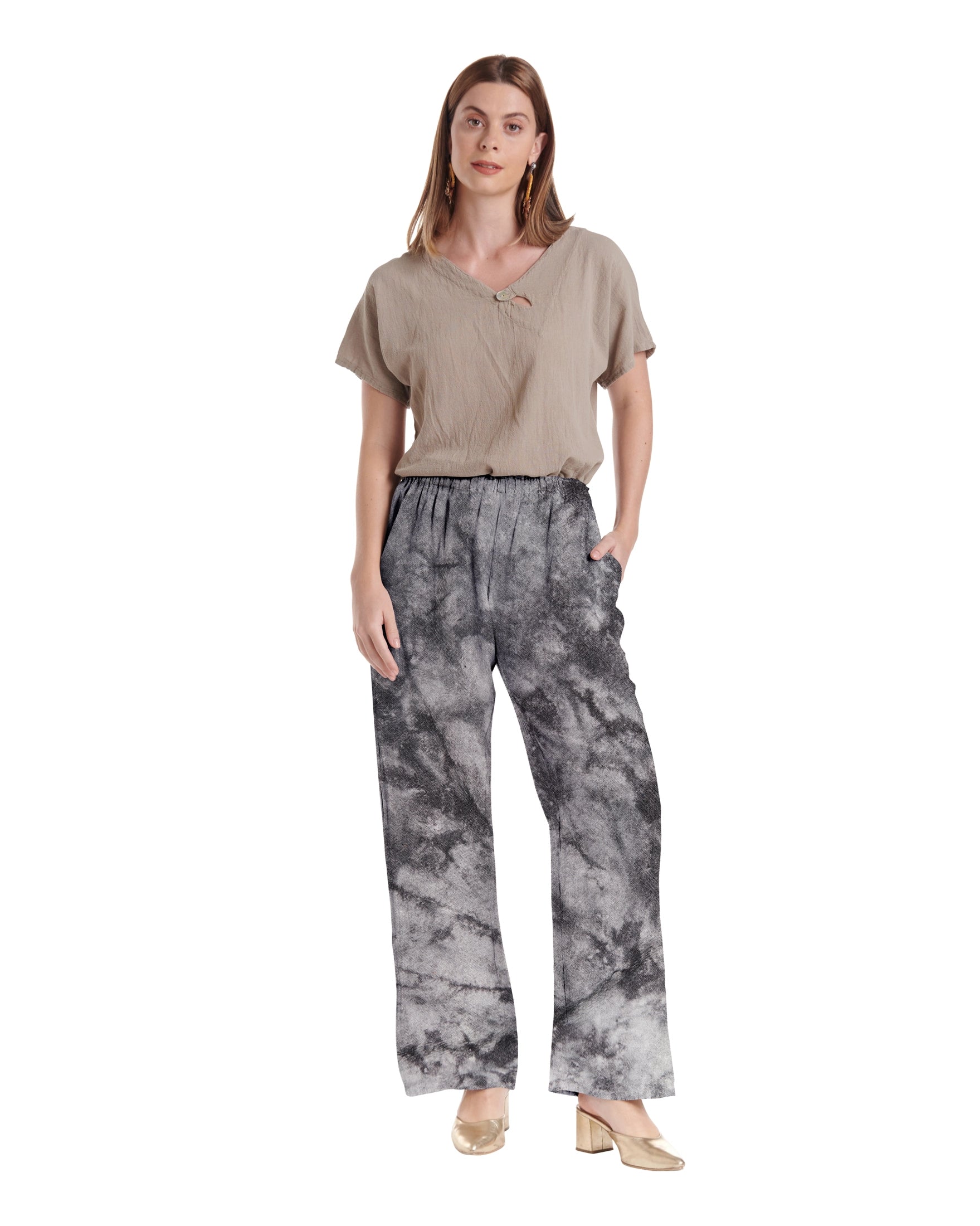 Basic Cotton Gauze Pants-Oh My Gauze