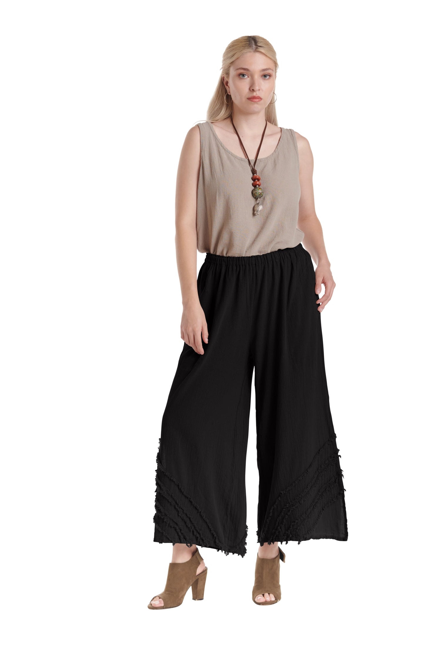 Bengal Cotton Gauze Pants – New Arrival-Oh My Gauze