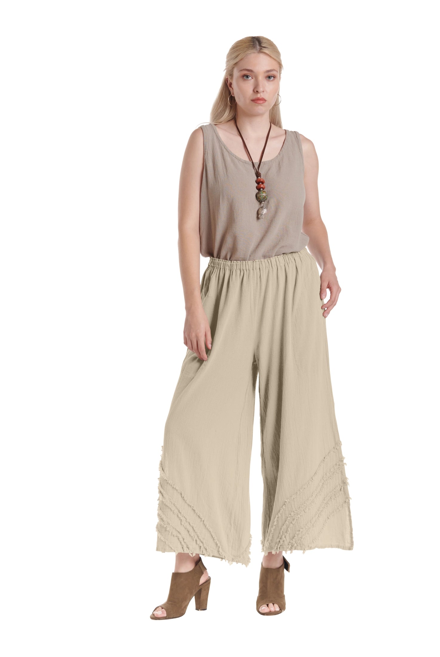 Bengal Cotton Gauze Pants – New Arrival-Oh My Gauze