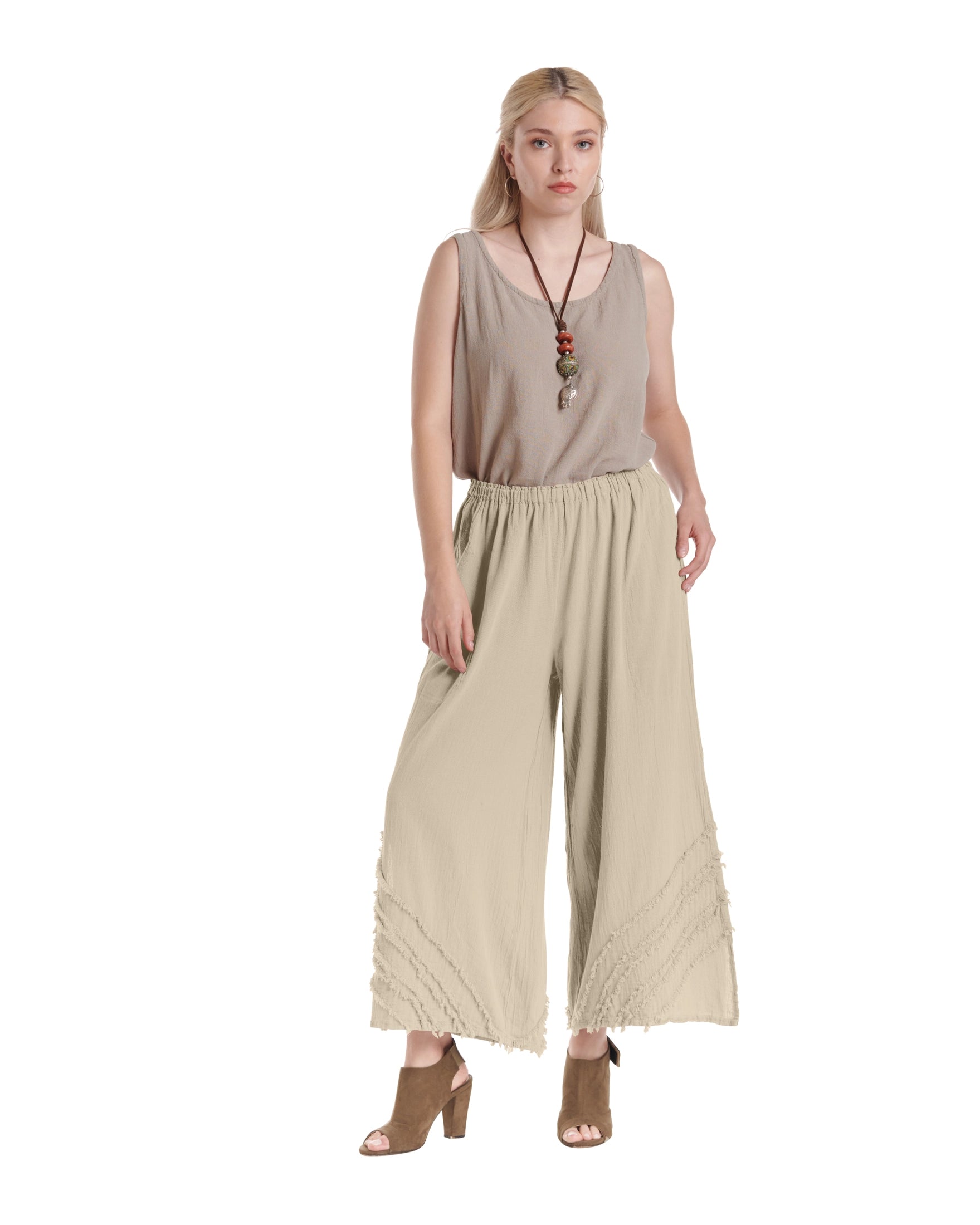 Bengal Cotton Gauze Pants-Oh My Gauze