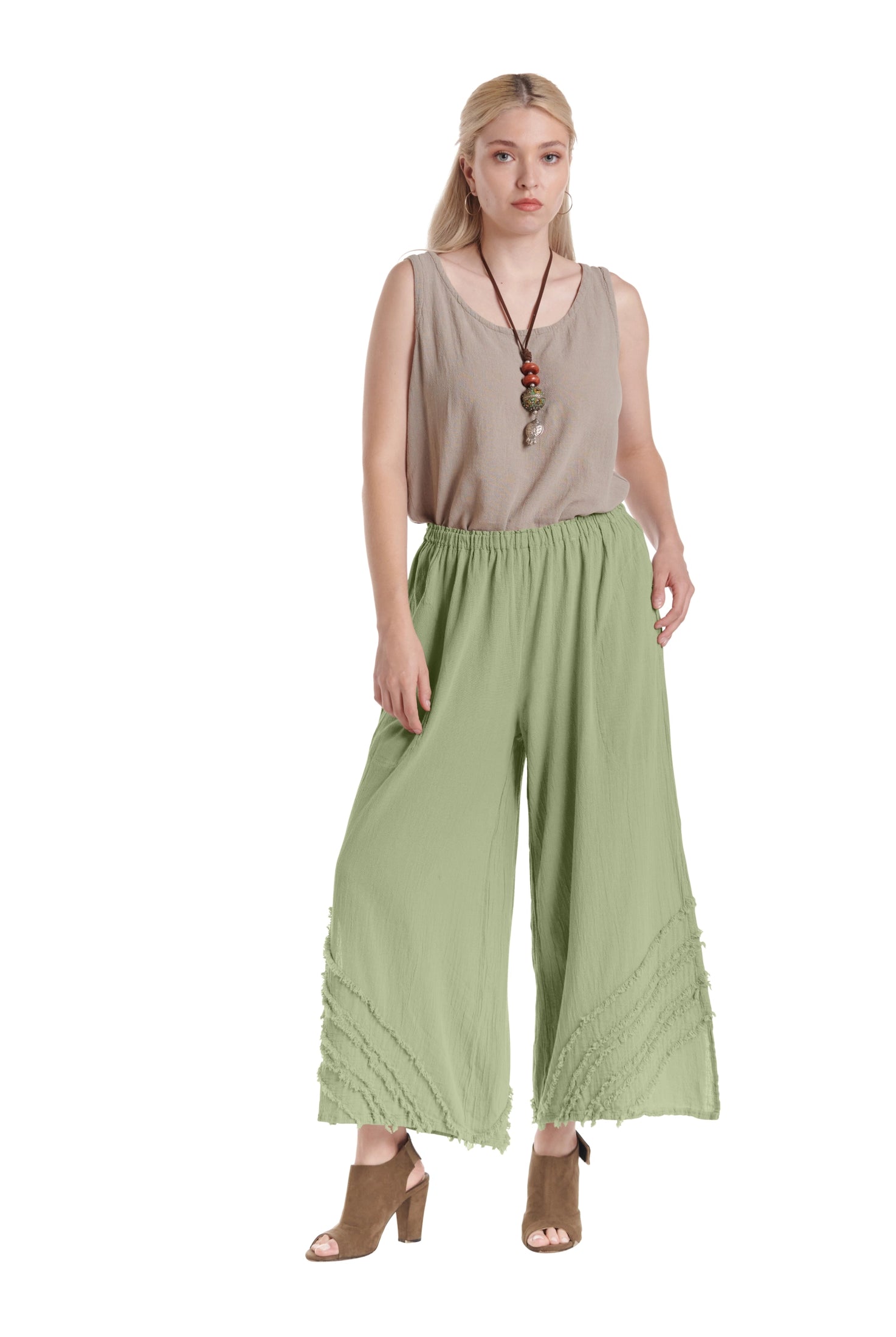 Bengal Cotton Gauze Pants – New Arrival-Oh My Gauze