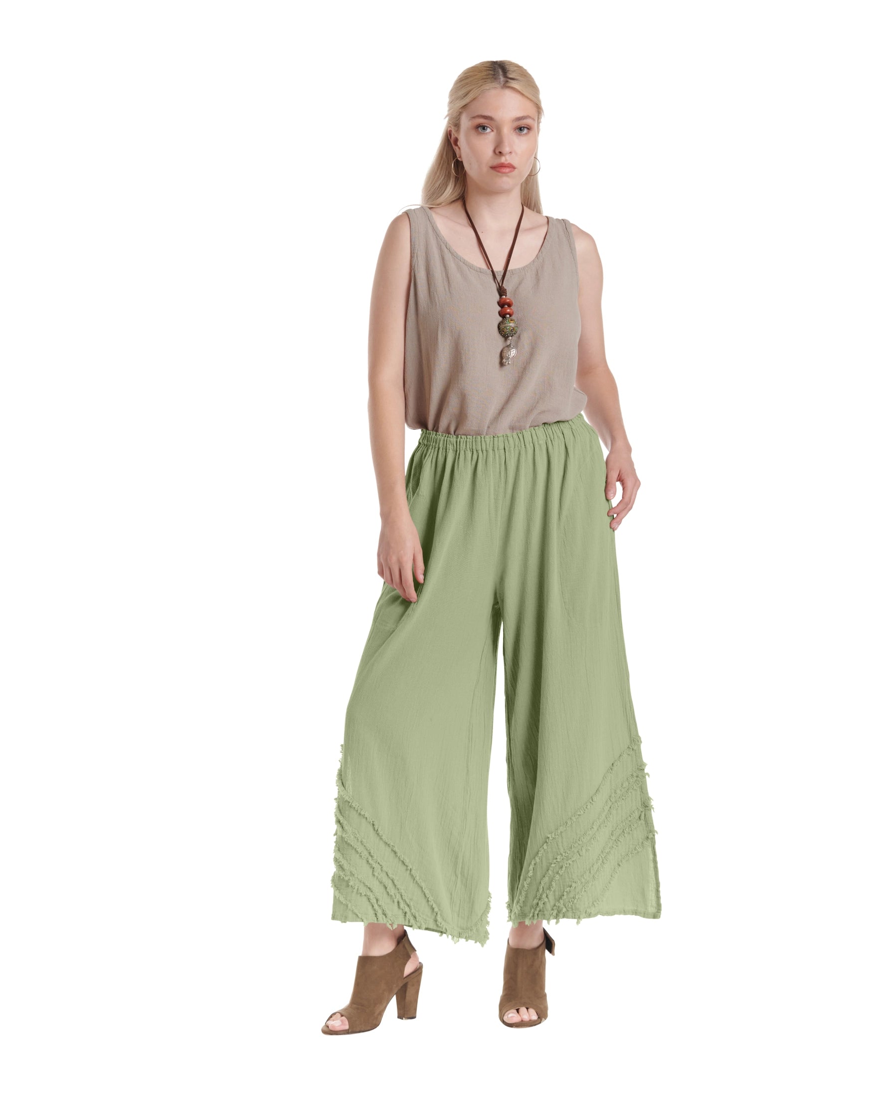 Bengal Cotton Gauze Pants – New Arrival-Oh My Gauze