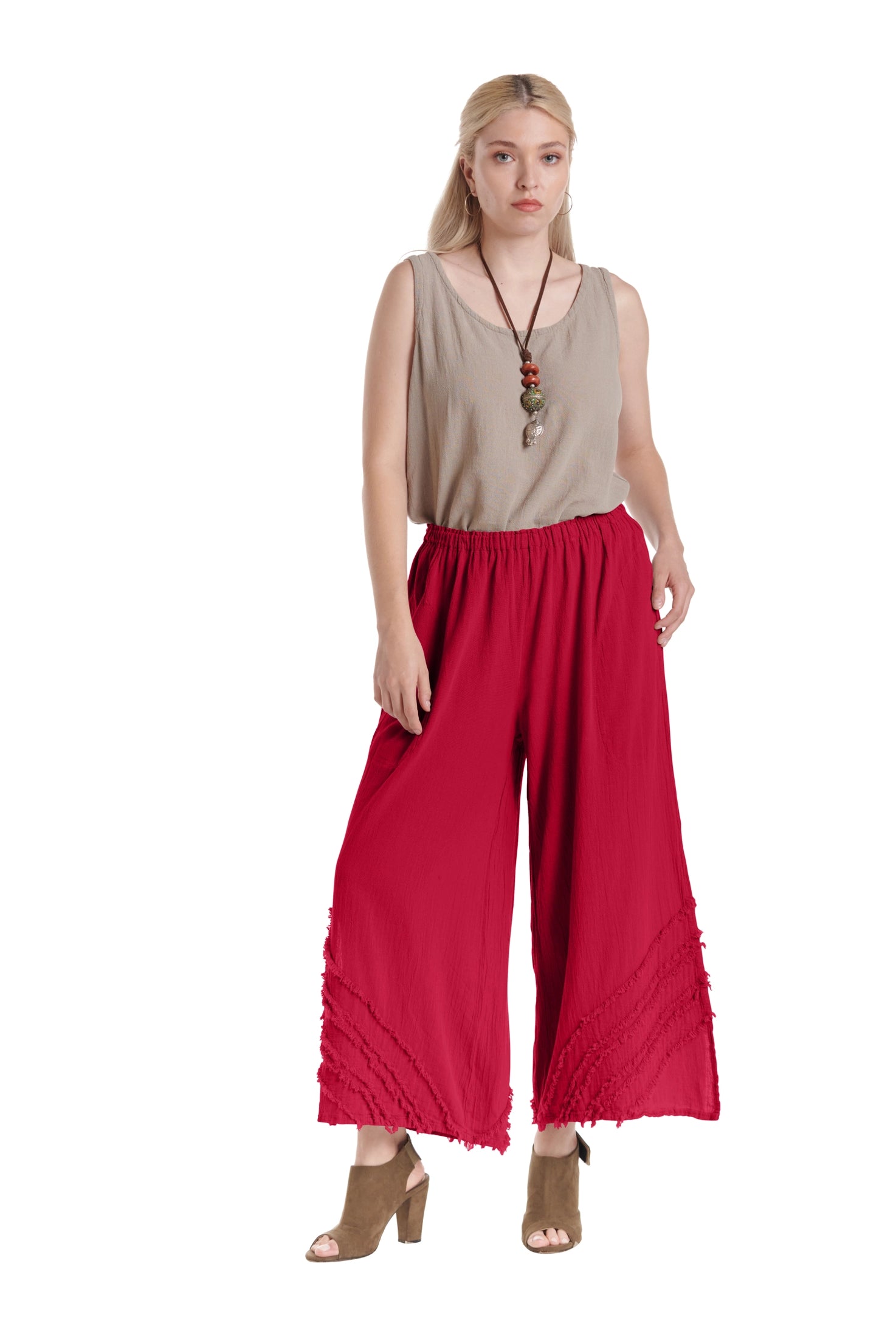 Bengal Cotton Gauze Pants – New Arrival-Oh My Gauze
