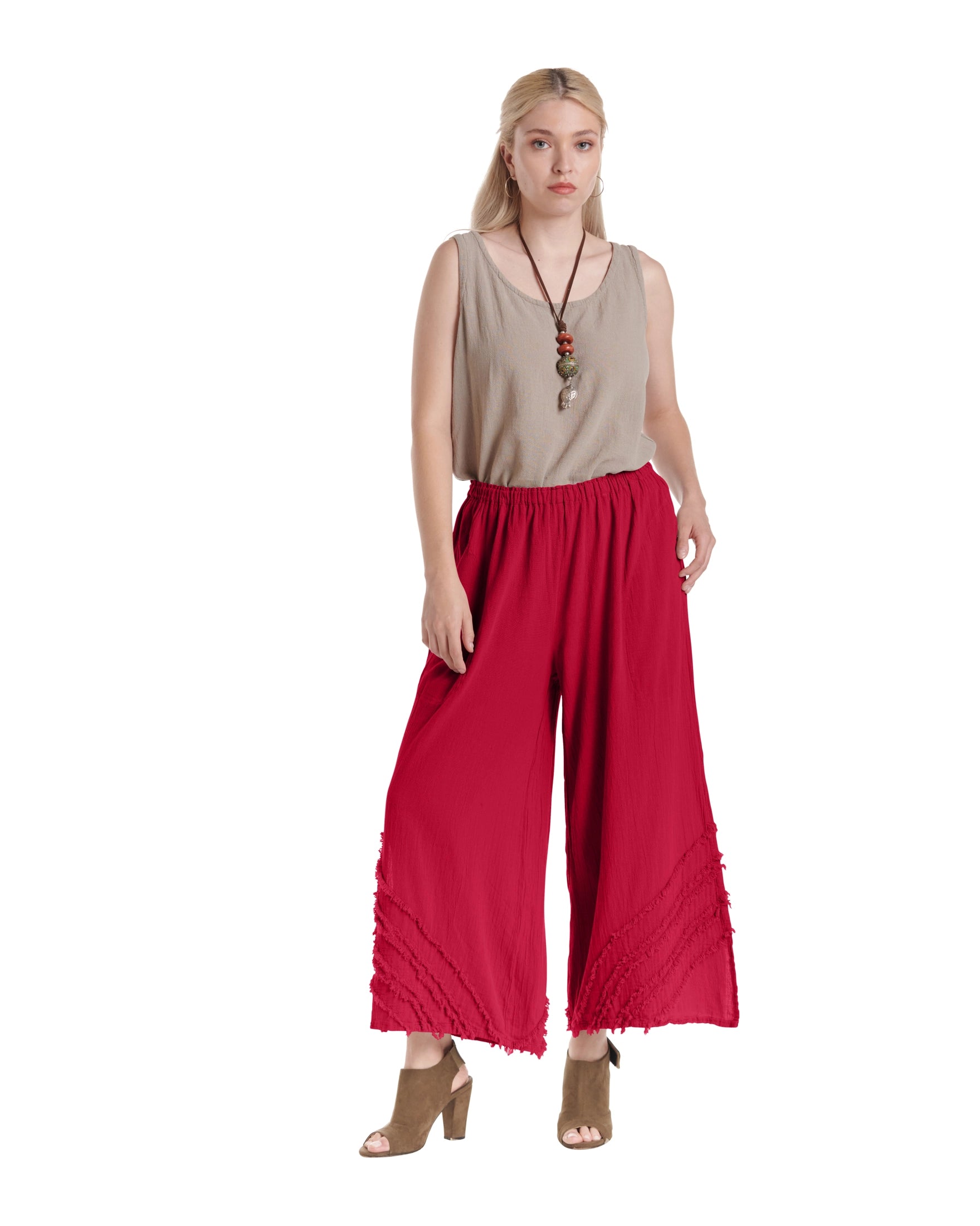 Bengal Cotton Gauze Pants-Oh My Gauze