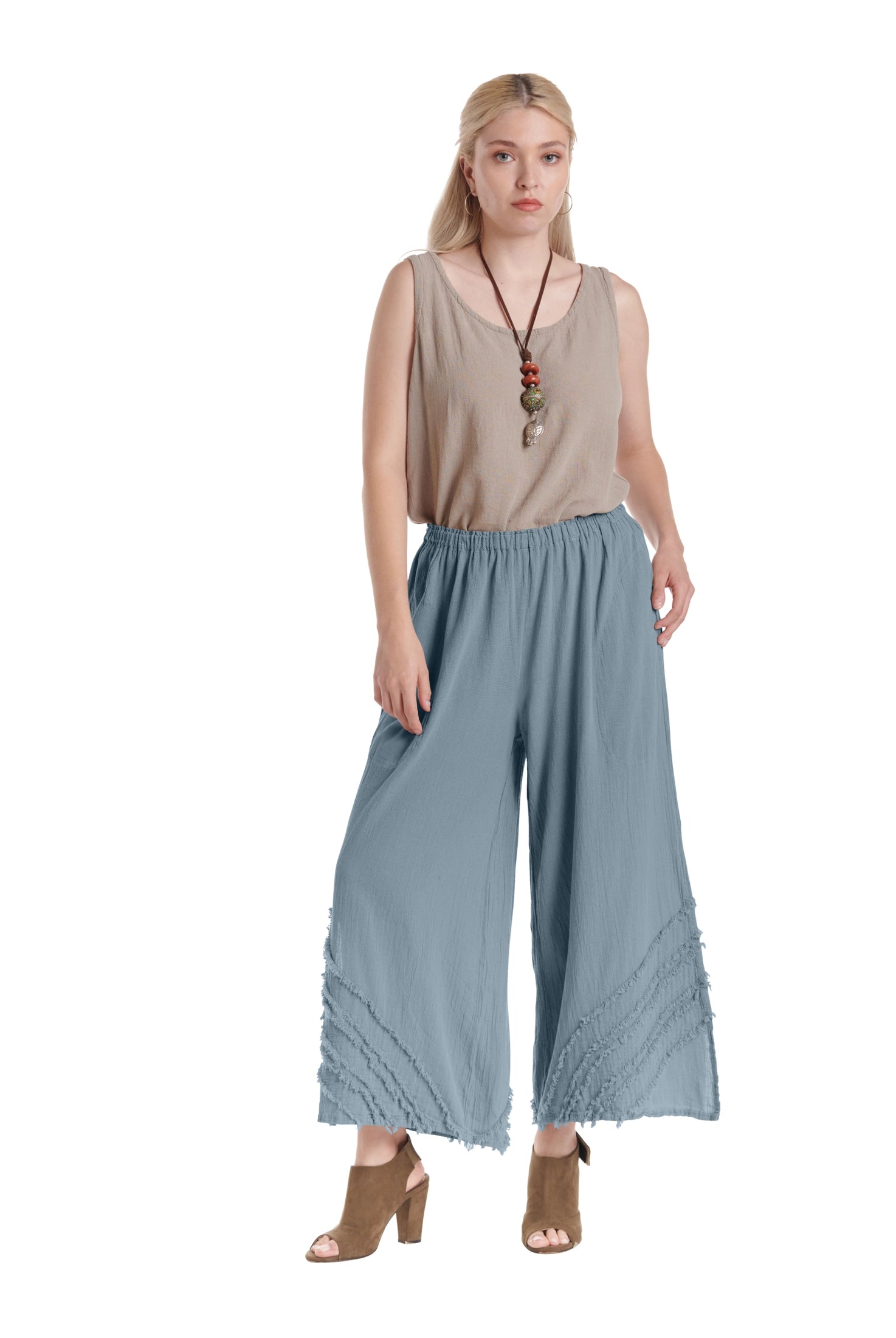 Bengal Cotton Gauze Pants – New Arrival-Oh My Gauze