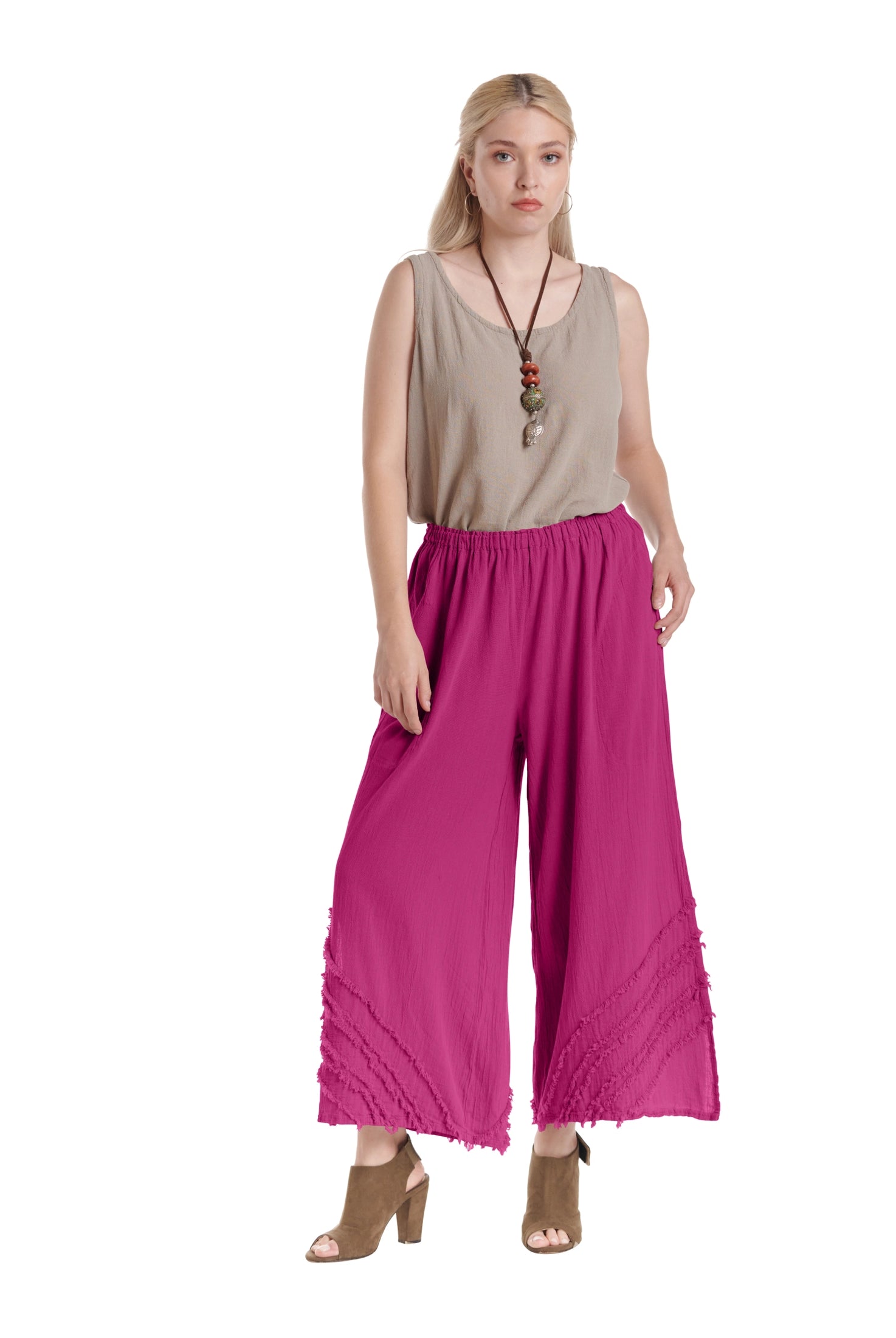 Bengal Cotton Gauze Pants – New Arrival-Oh My Gauze