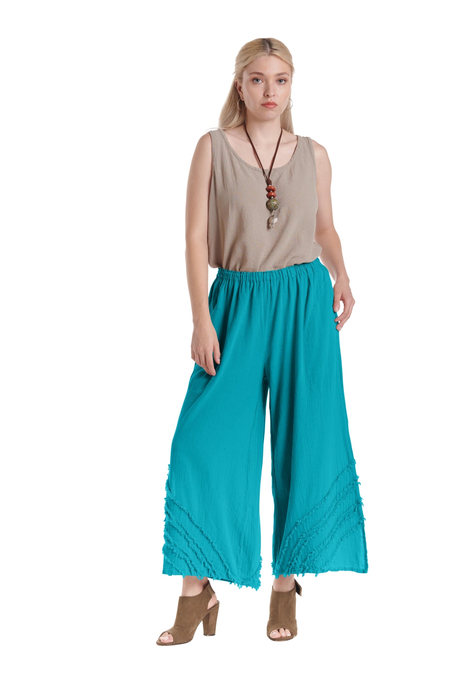 Bengal Cotton Gauze Pants – New Arrival-Oh My Gauze