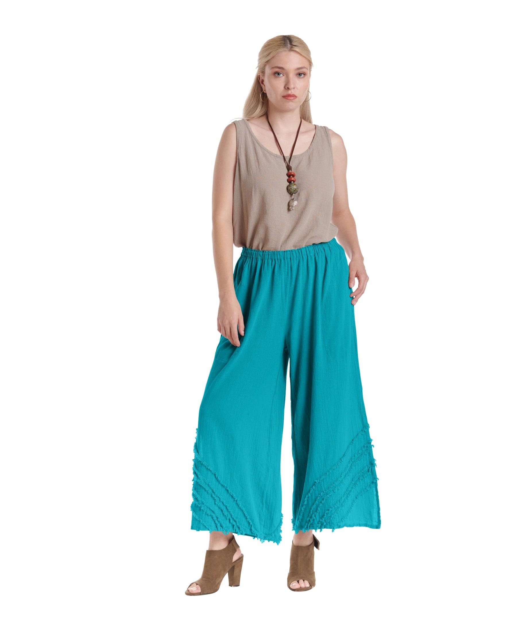 Bengal Cotton Gauze Pants-Oh My Gauze