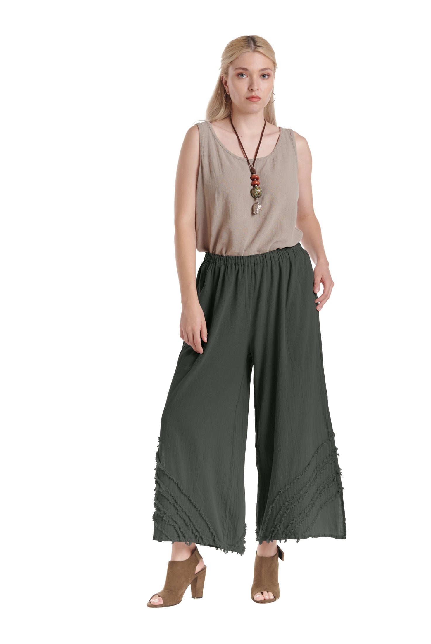 Bengal Cotton Gauze Pants – New Arrival-Oh My Gauze
