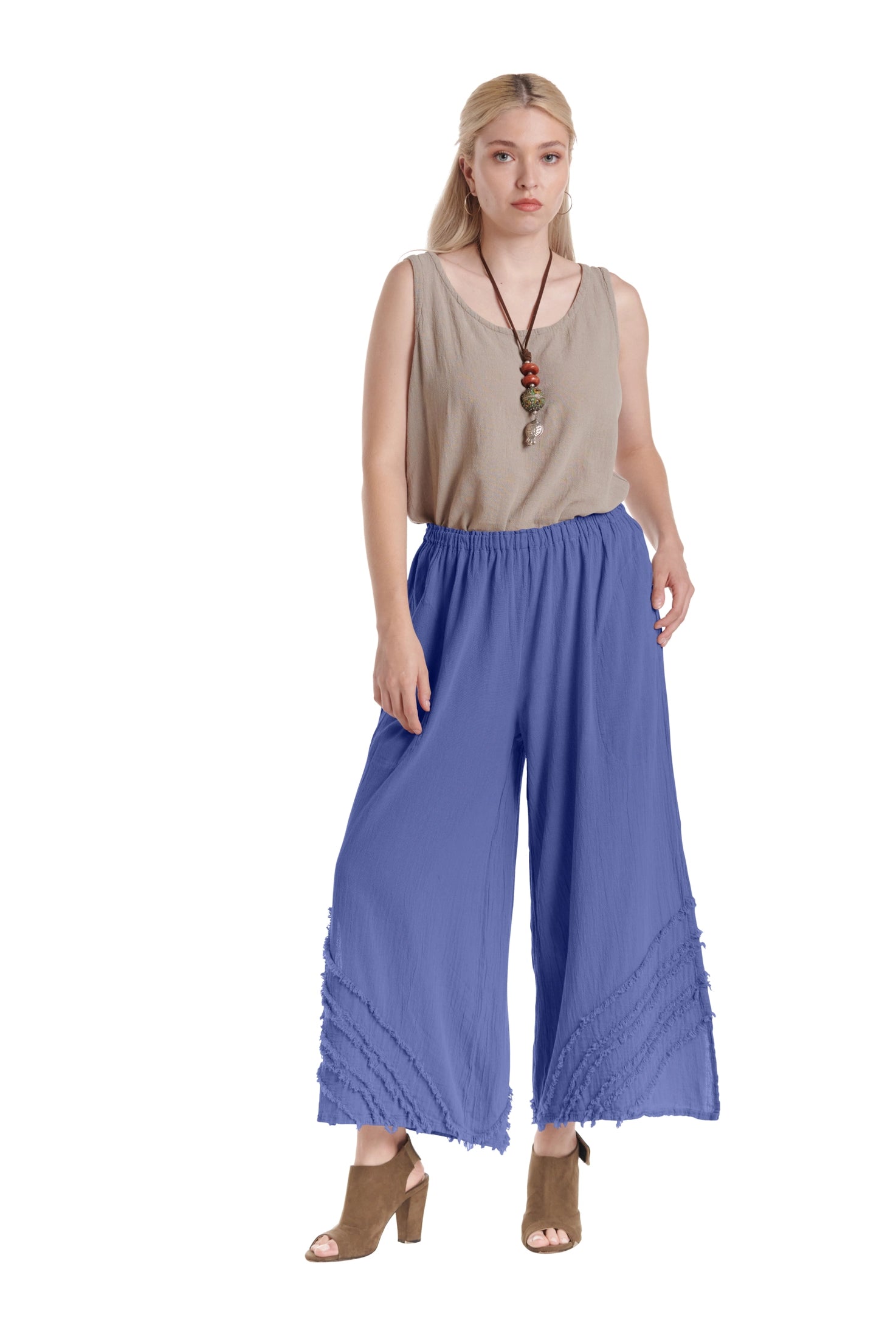 Bengal Cotton Gauze Pants – New Arrival-Oh My Gauze