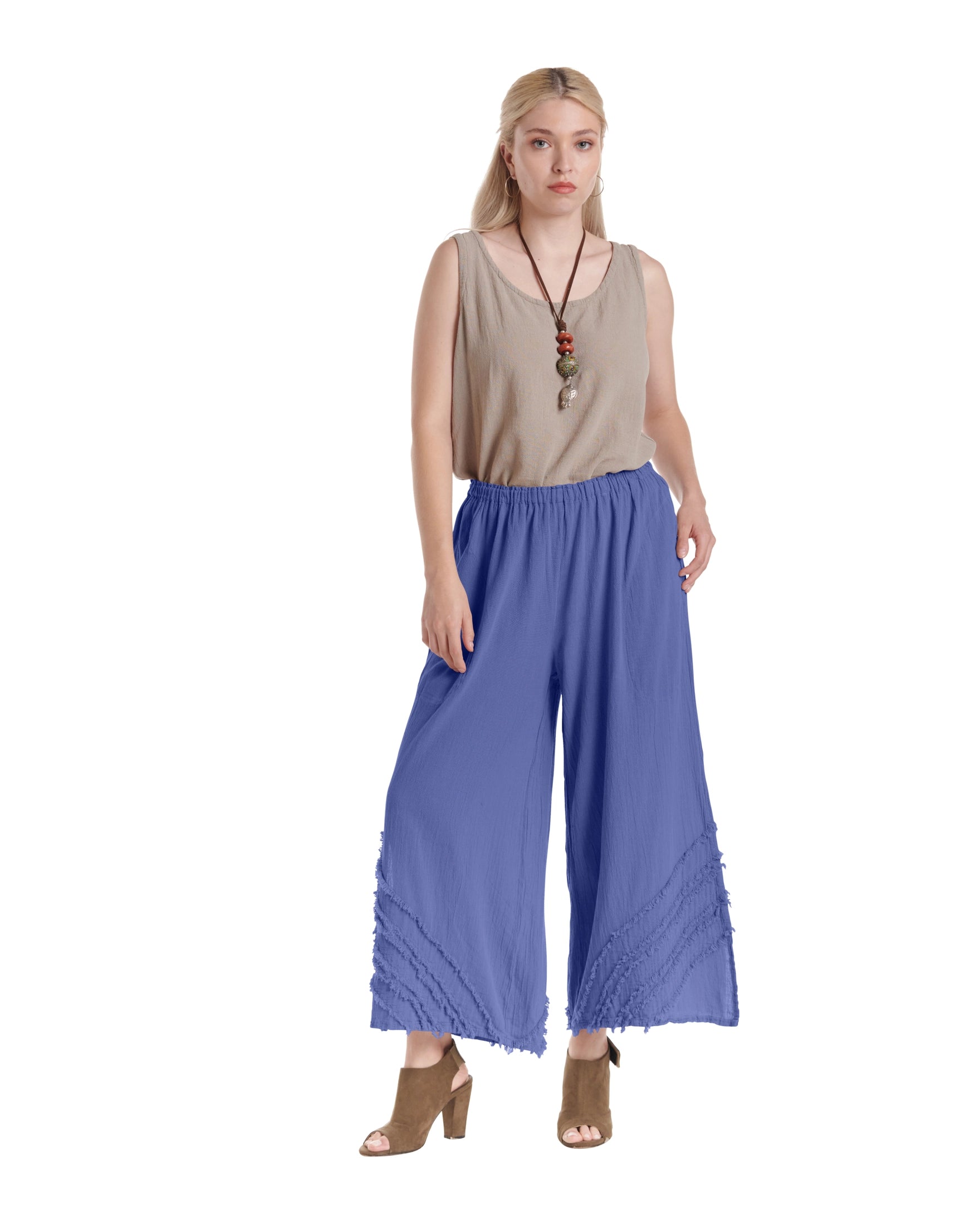 Bengal Cotton Gauze Pants-Oh My Gauze