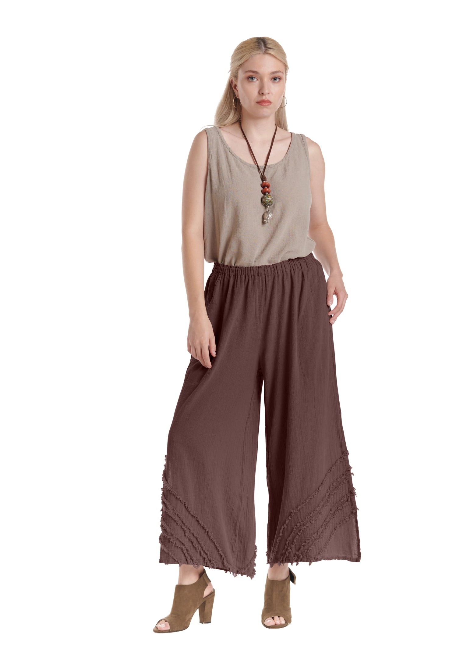 Bengal Cotton Gauze Pants – New Arrival-Oh My Gauze