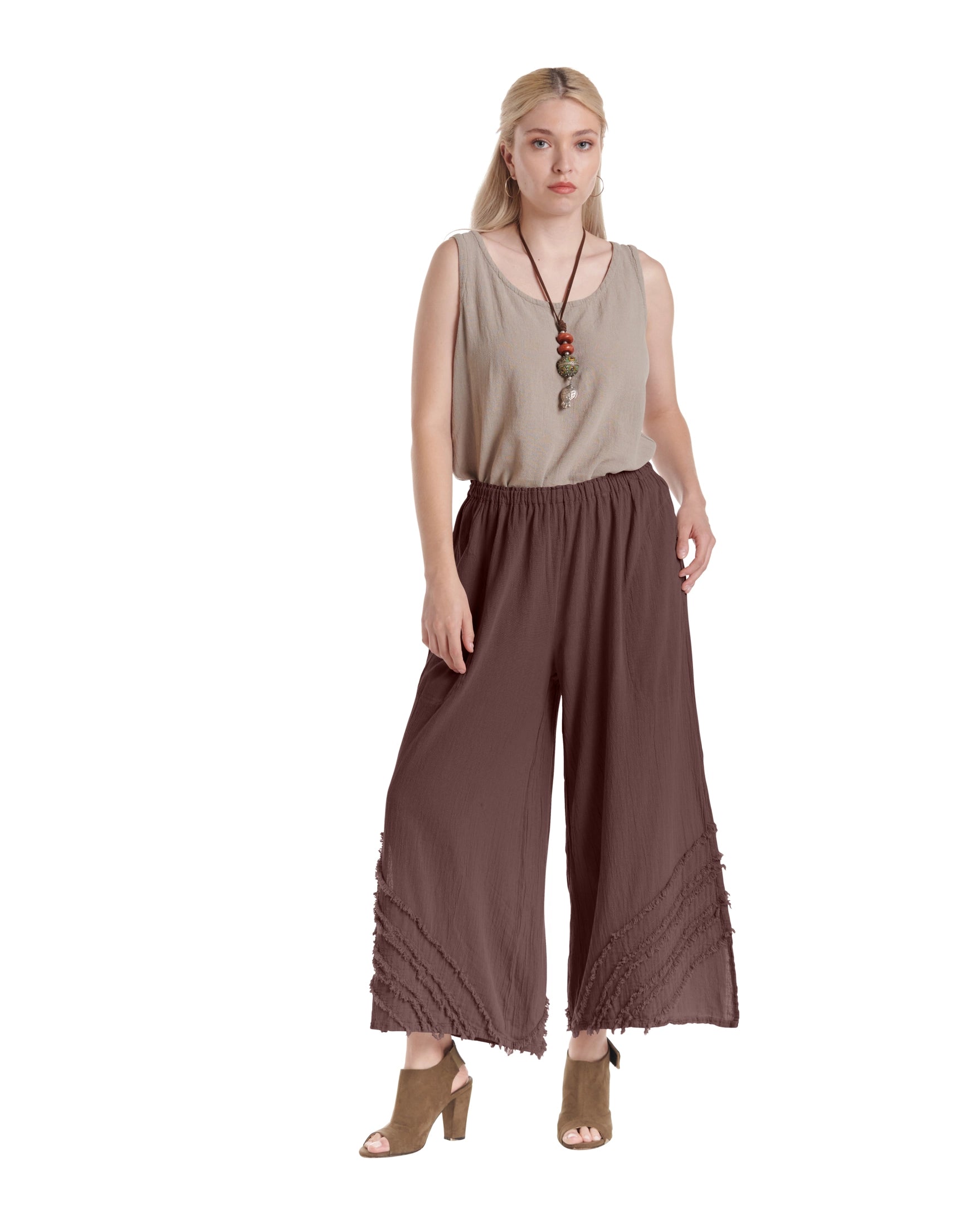 Bengal Cotton Gauze Pants-Oh My Gauze