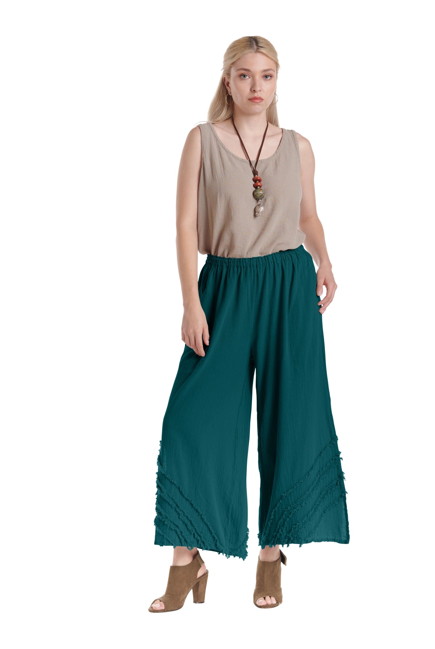 Bengal Cotton Gauze Pants – New Arrival-Oh My Gauze