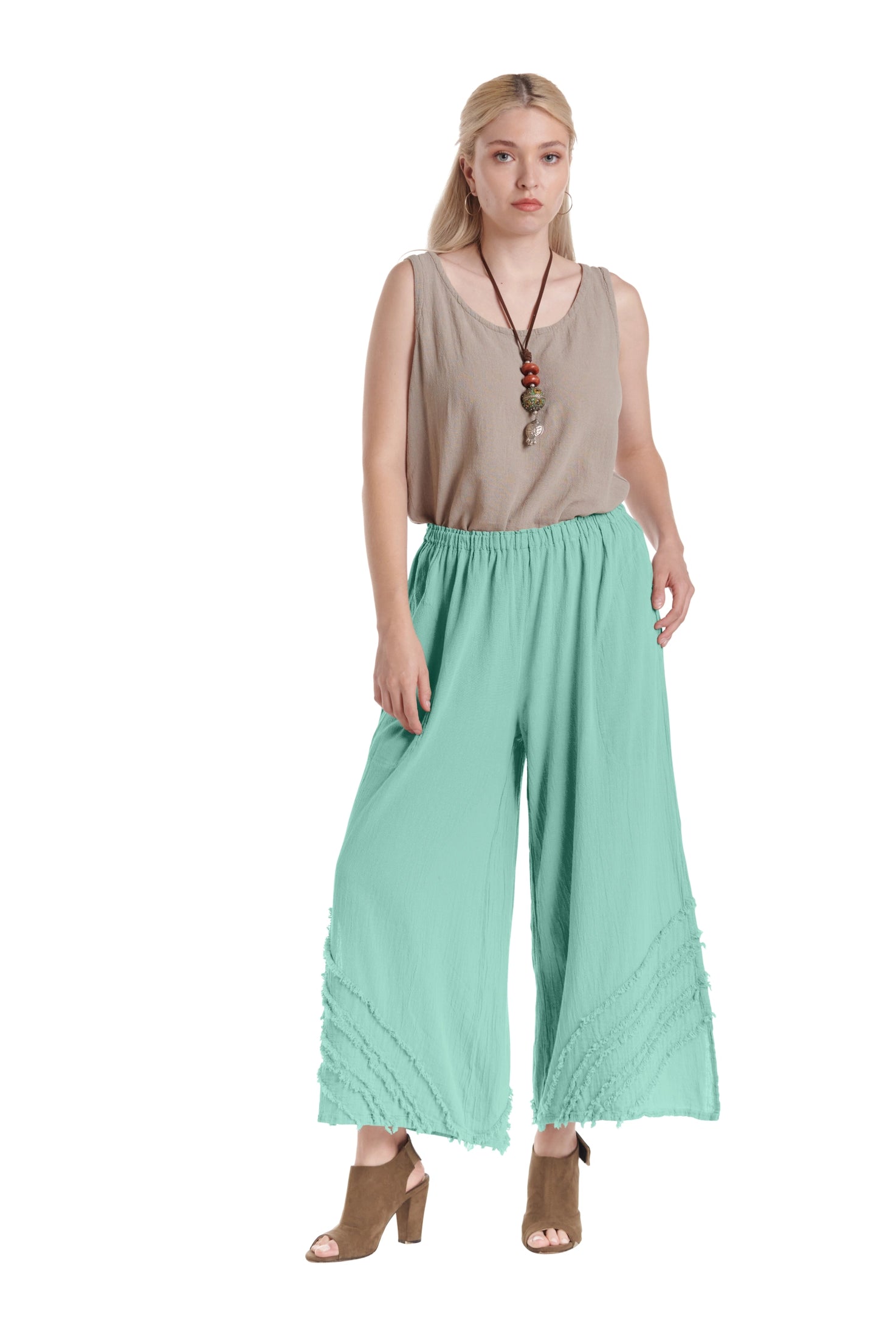 Bengal Cotton Gauze Pants – New Arrival-Oh My Gauze