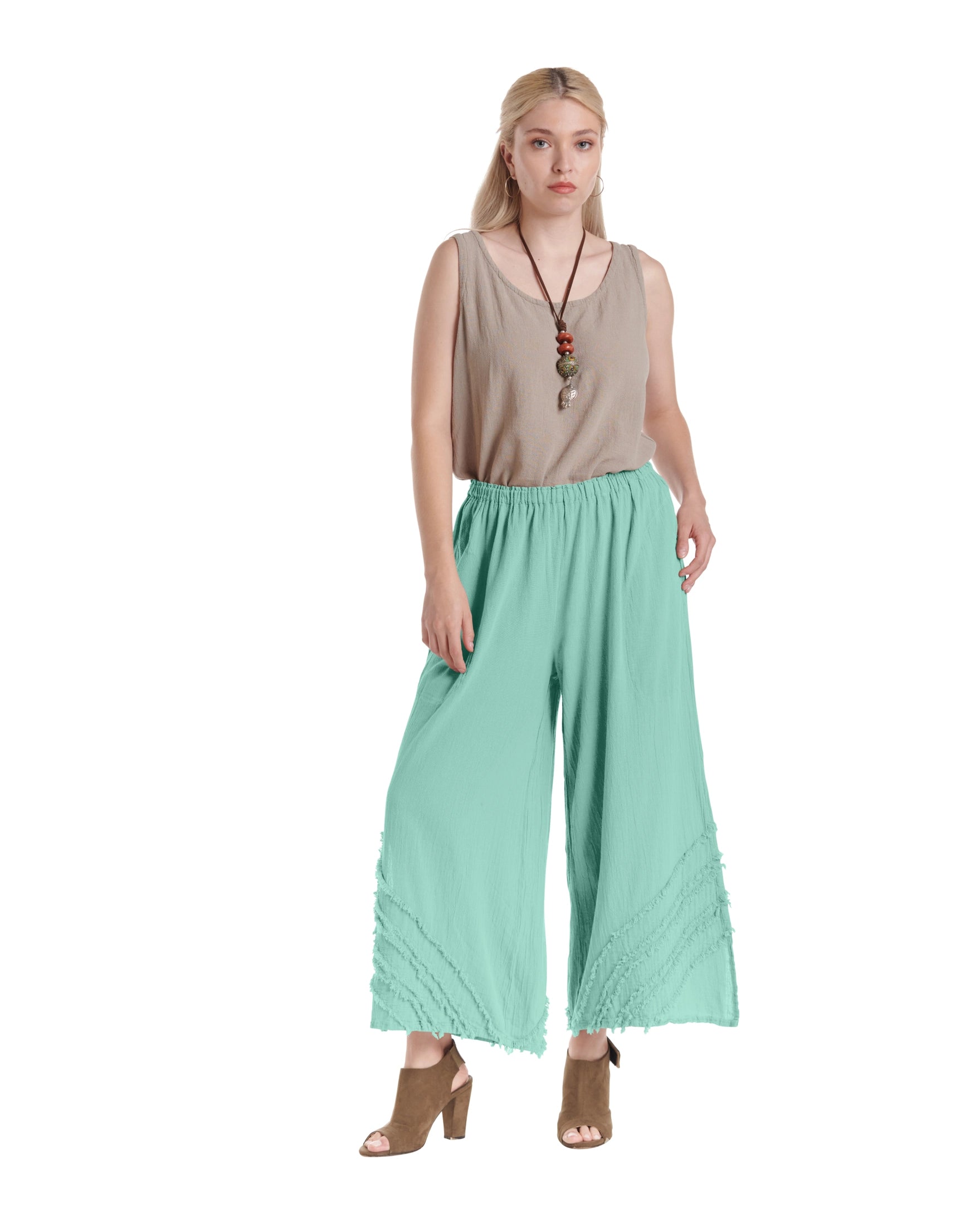 Bengal Cotton Gauze Pants – New Arrival-Oh My Gauze