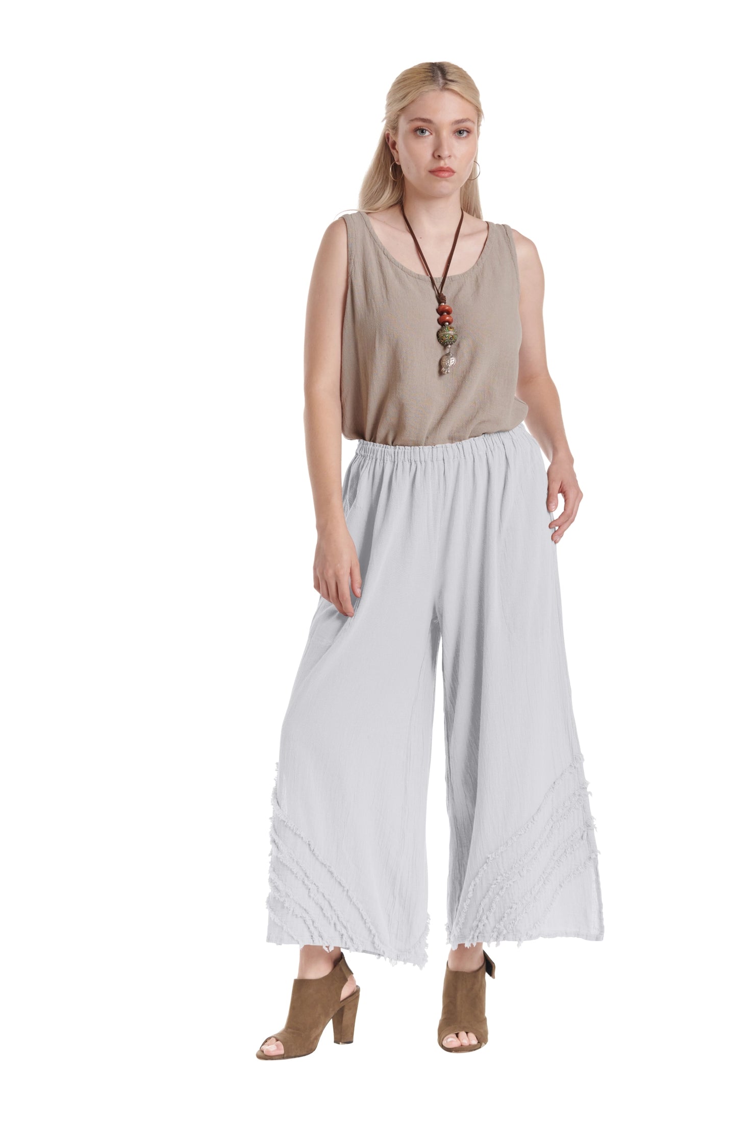 Bengal Cotton Gauze Pants – New Arrival-Oh My Gauze