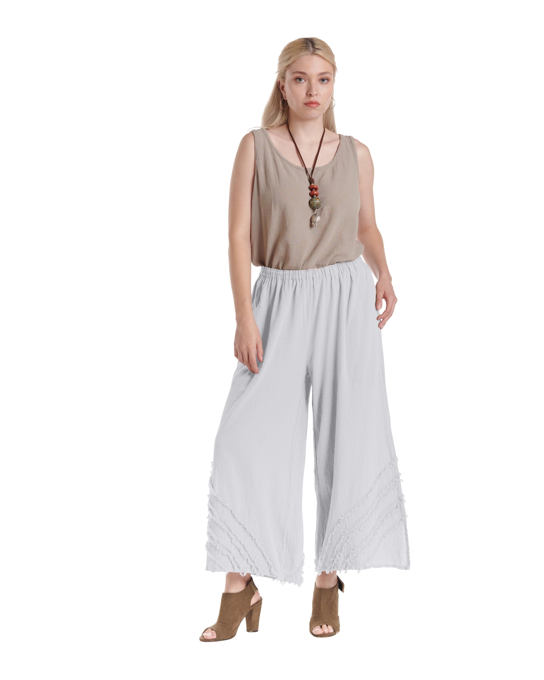 Bengal Cotton Gauze Pants – New Arrival-Oh My Gauze